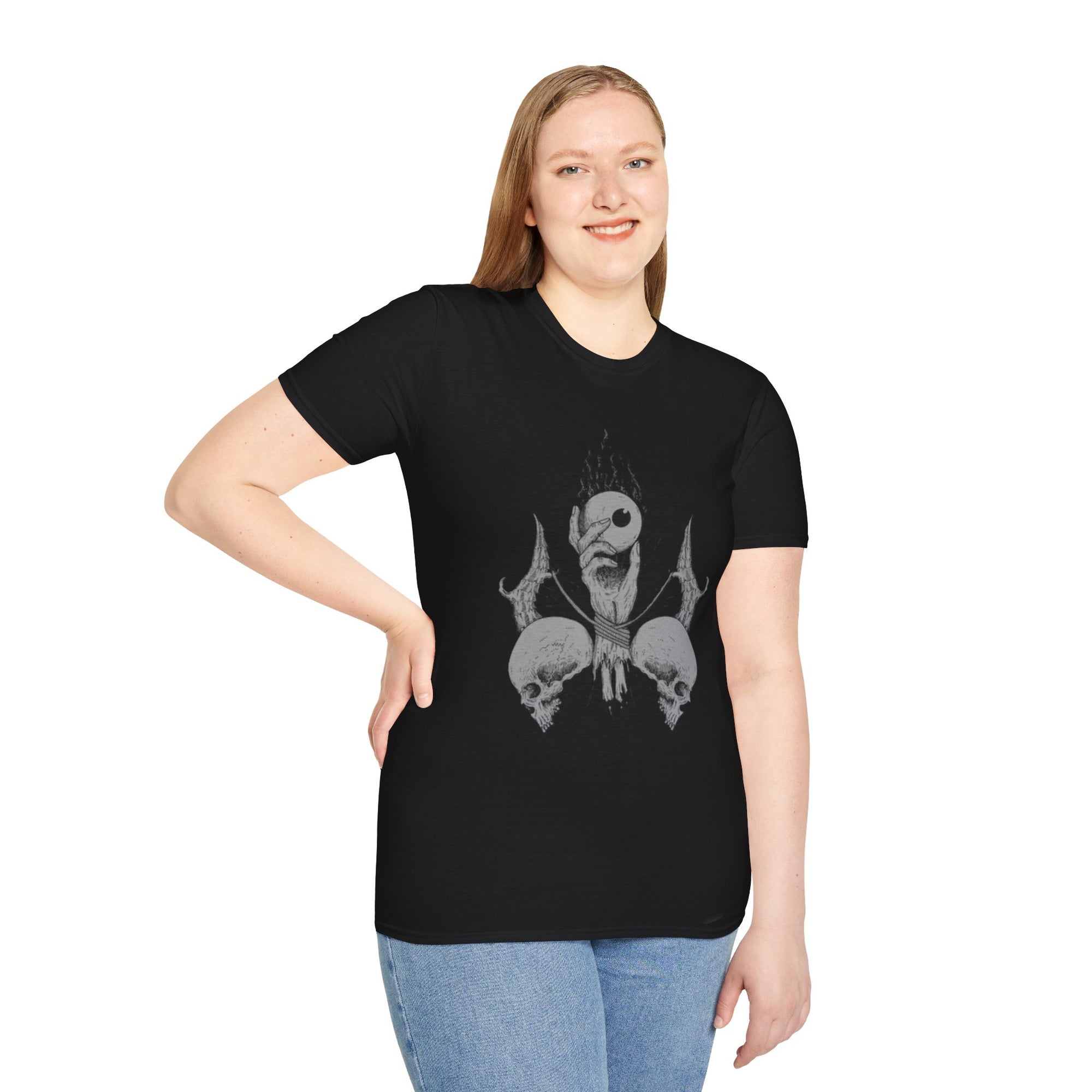 Gothic Graphic Tee - Dark Aesthetic Unisex T-Shirt, Unique Gift, Casual Wear, Festival Fashion, Alternative Style
