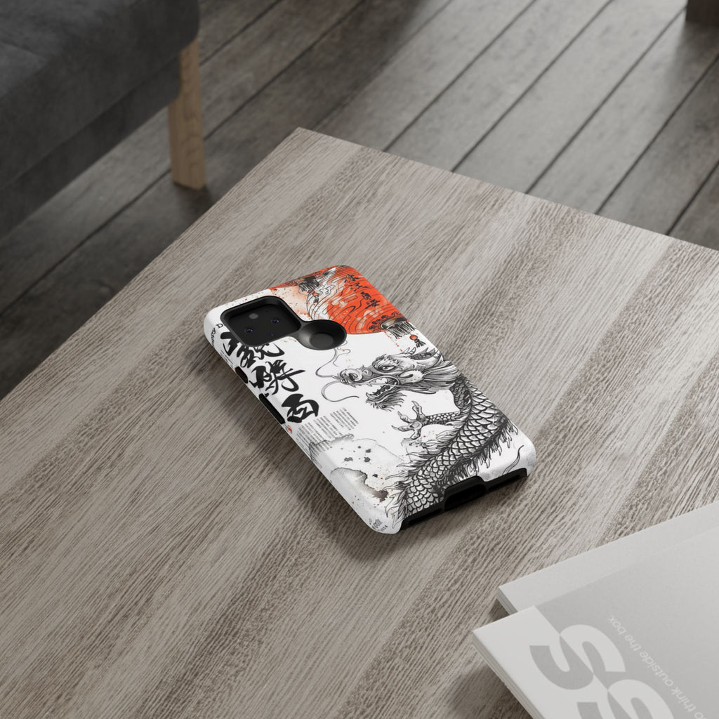 Dragon Design Phone Case, Tough Cases with Chinese Art for Unique Style, Gift for Art Lovers, Phone Protection, Trendy Accessories