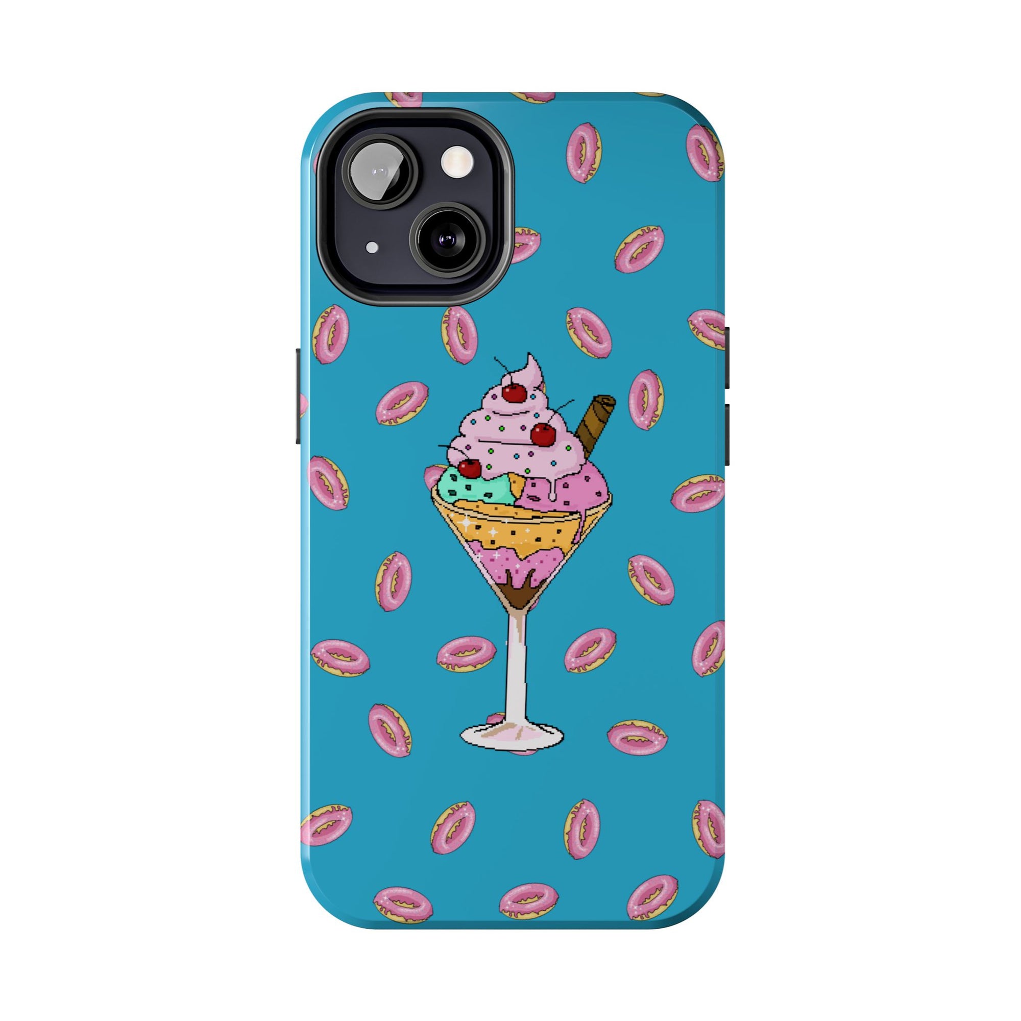 Cute Dessert Phone Cases, Fun iPhone Covers, Quirky Phone Accessories, Donut Lovers Gift, Ice Cream Phone Protector