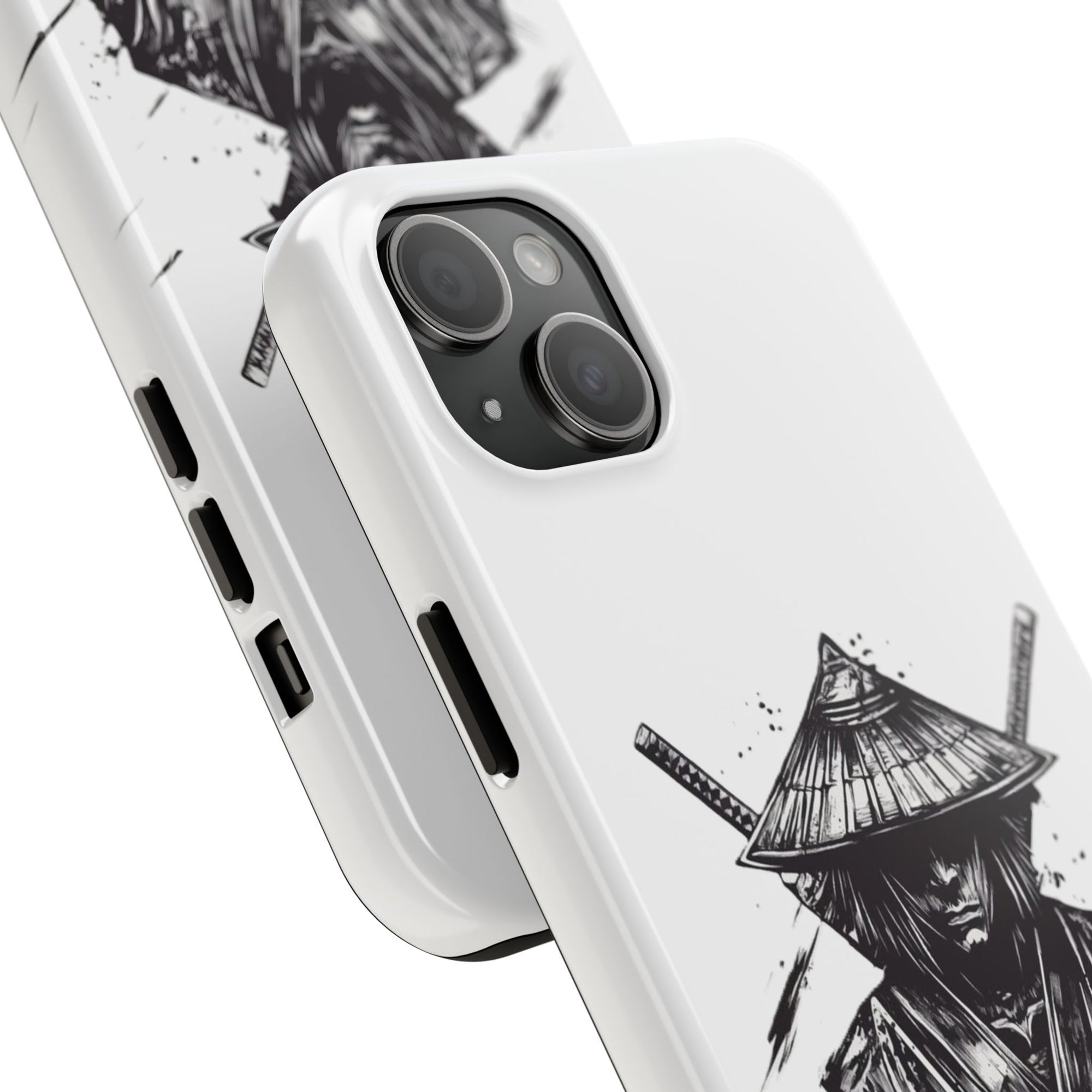 Samurai Tough Phone Cases, Rugged Smartphone Accessories, Durable Covers for Men, Unique Gifts for Him, Japanese Warrior Design