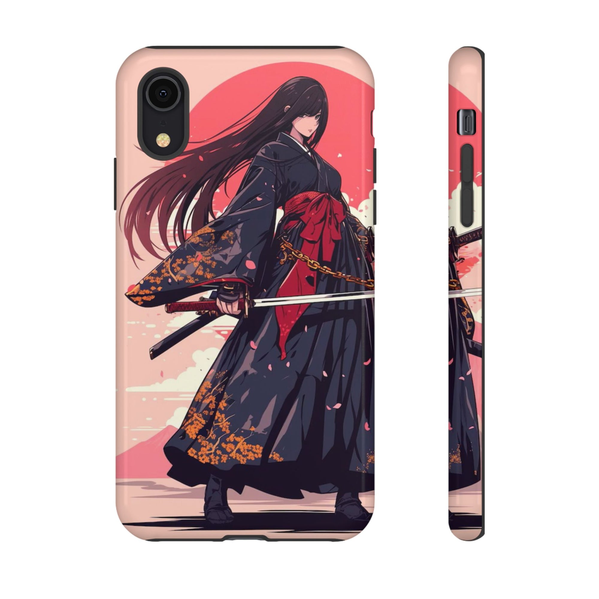 Stylish Phone Case with Warrior Design, Tough Phone Cover for Anime Lovers, Gift for Gamers, Cute Phone Accessories, Unique Tech Gifts