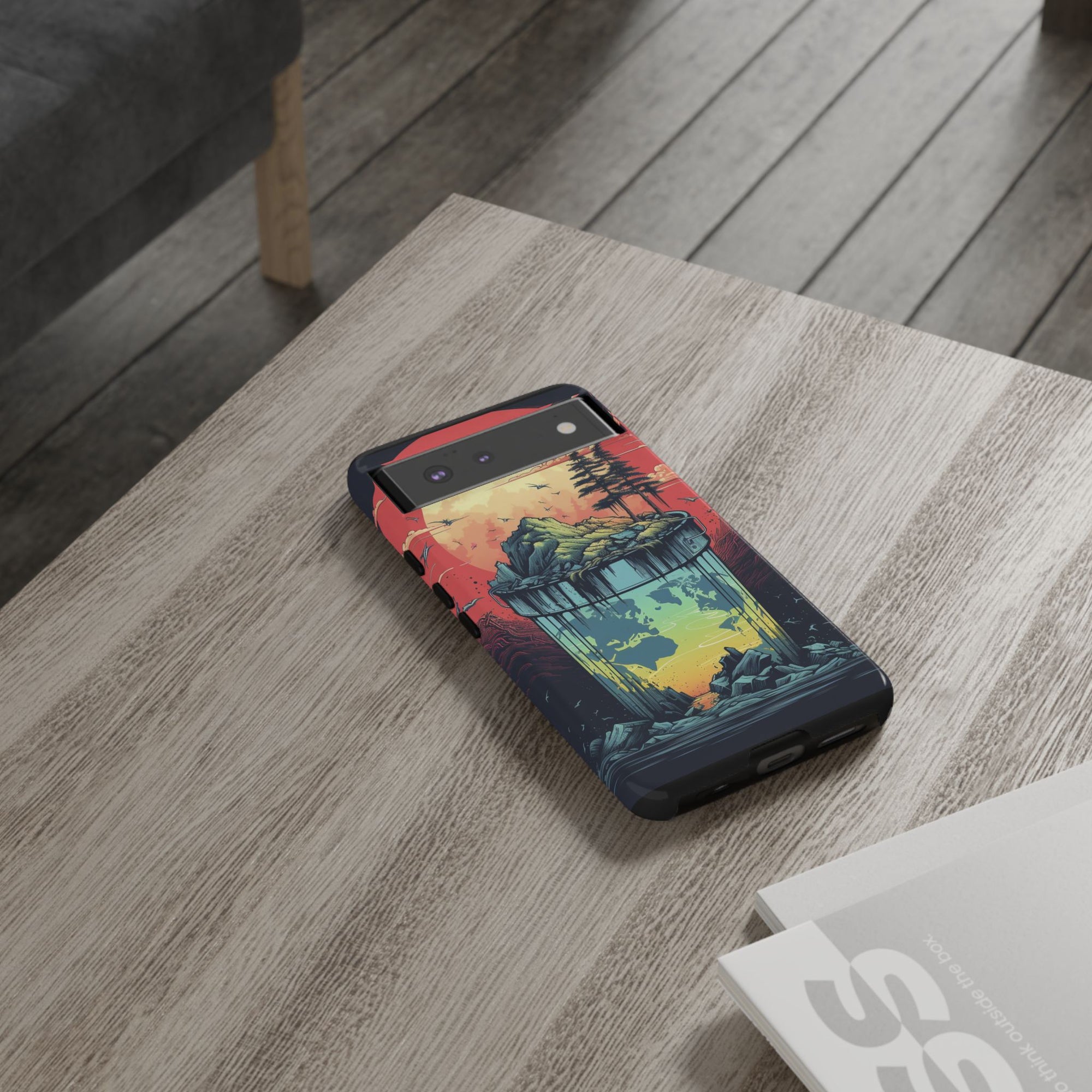 Vibrant Nature-Themed Phone Case, Tough Cases for Adventurers, Eco-Friendly, Trendy Phone Accessory, Great Gift for Nature Lovers