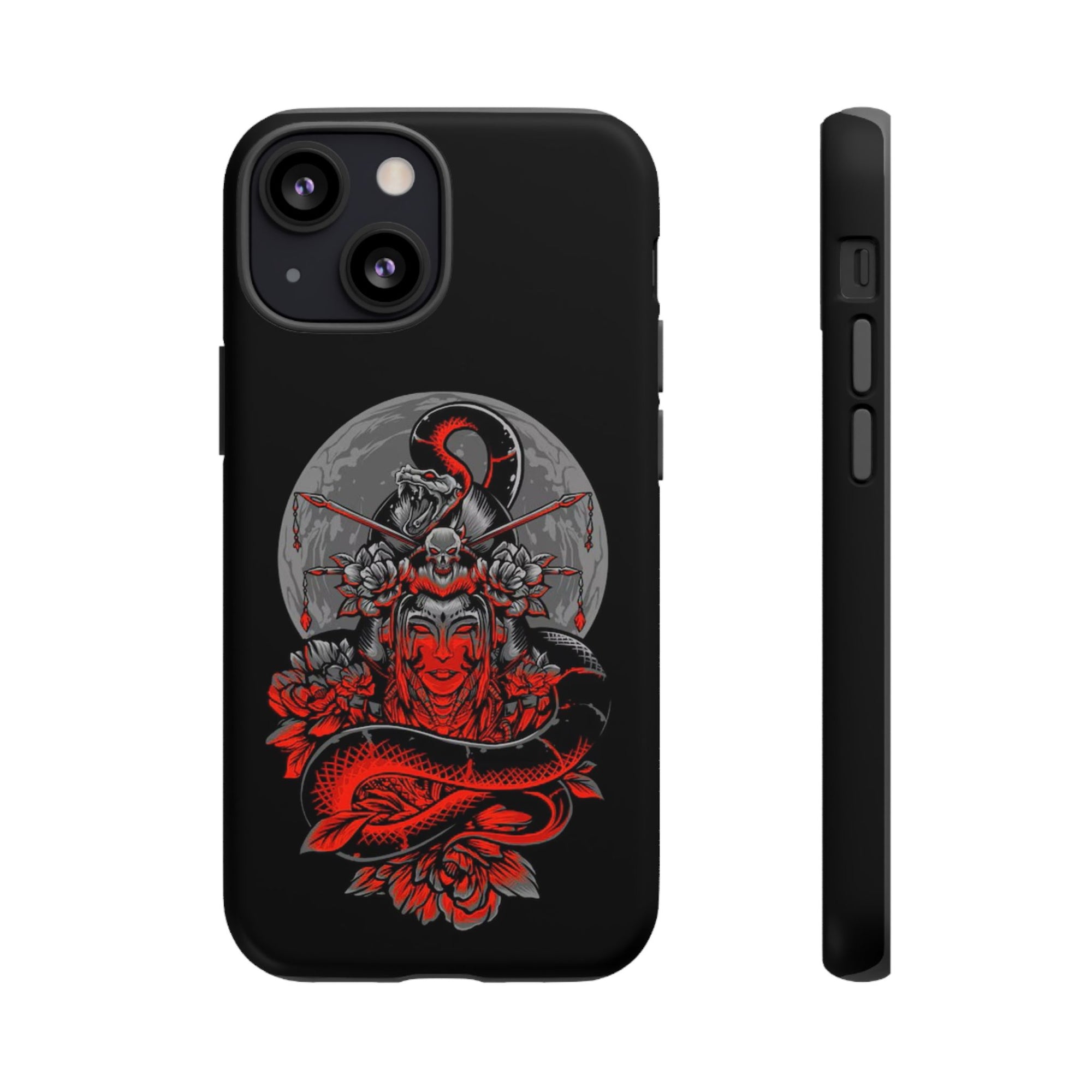 Tough Cases for iPhone, Dragon & Warrior Design, Durable Phone Protection, Perfect Gift for Tech Lovers, Unique Gifting