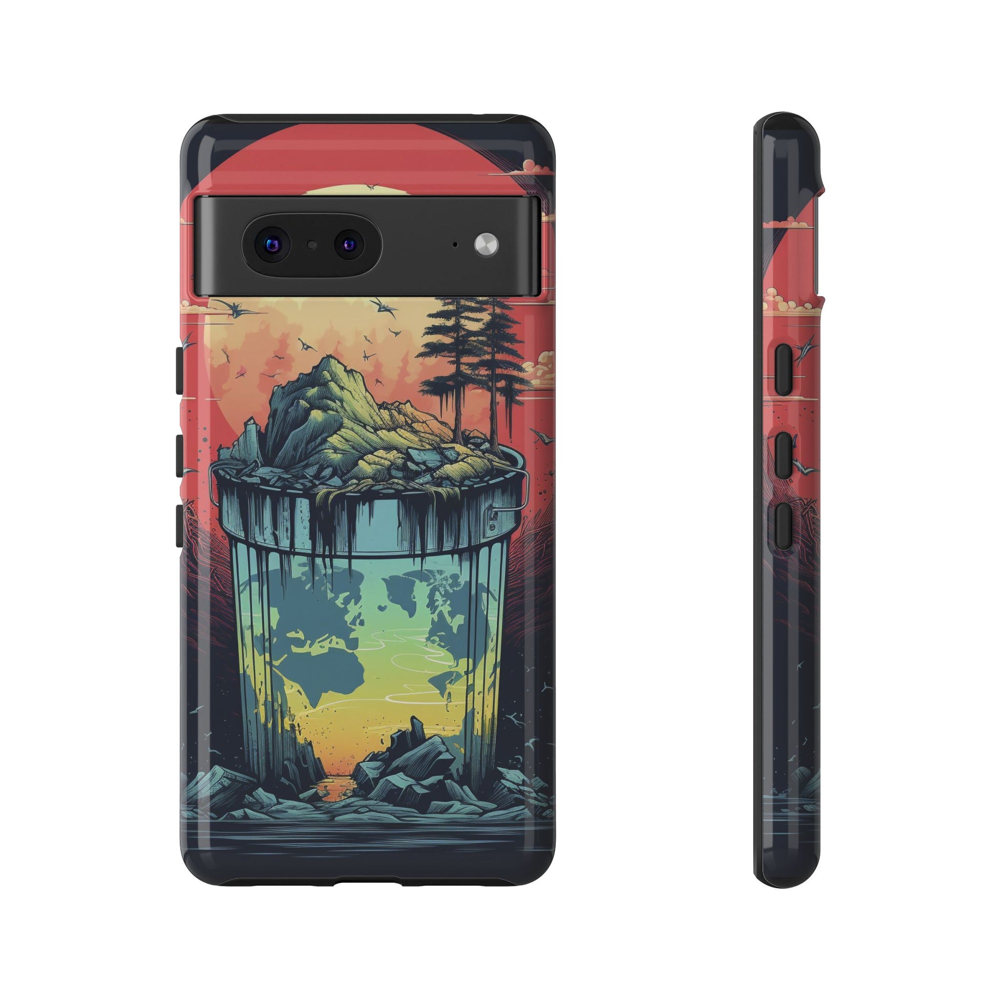 Vibrant Nature-Themed Phone Case, Tough Cases for Adventurers, Eco-Friendly, Trendy Phone Accessory, Great Gift for Nature Lovers