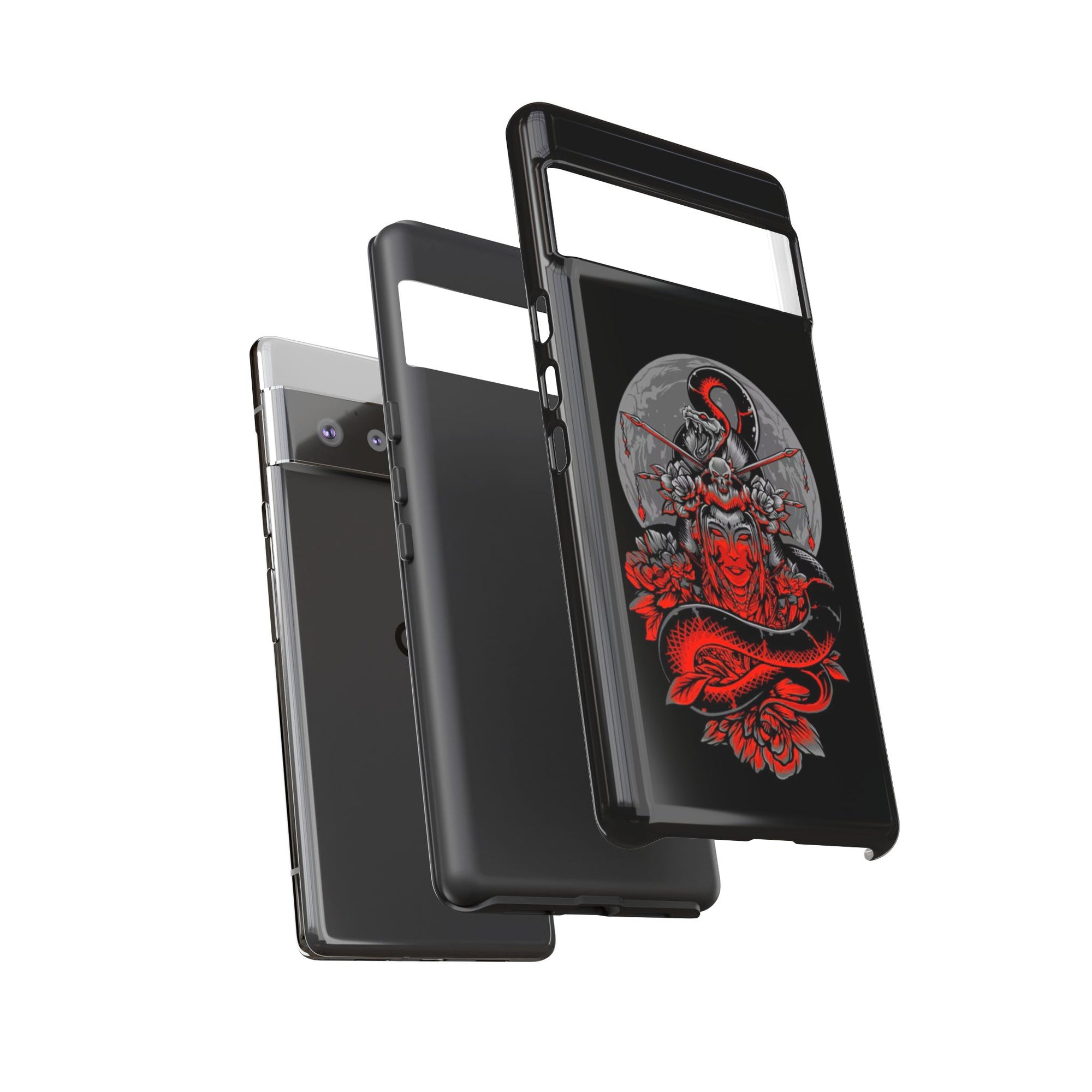 Tough Cases for iPhone, Dragon & Warrior Design, Durable Phone Protection, Perfect Gift for Tech Lovers, Unique Gifting