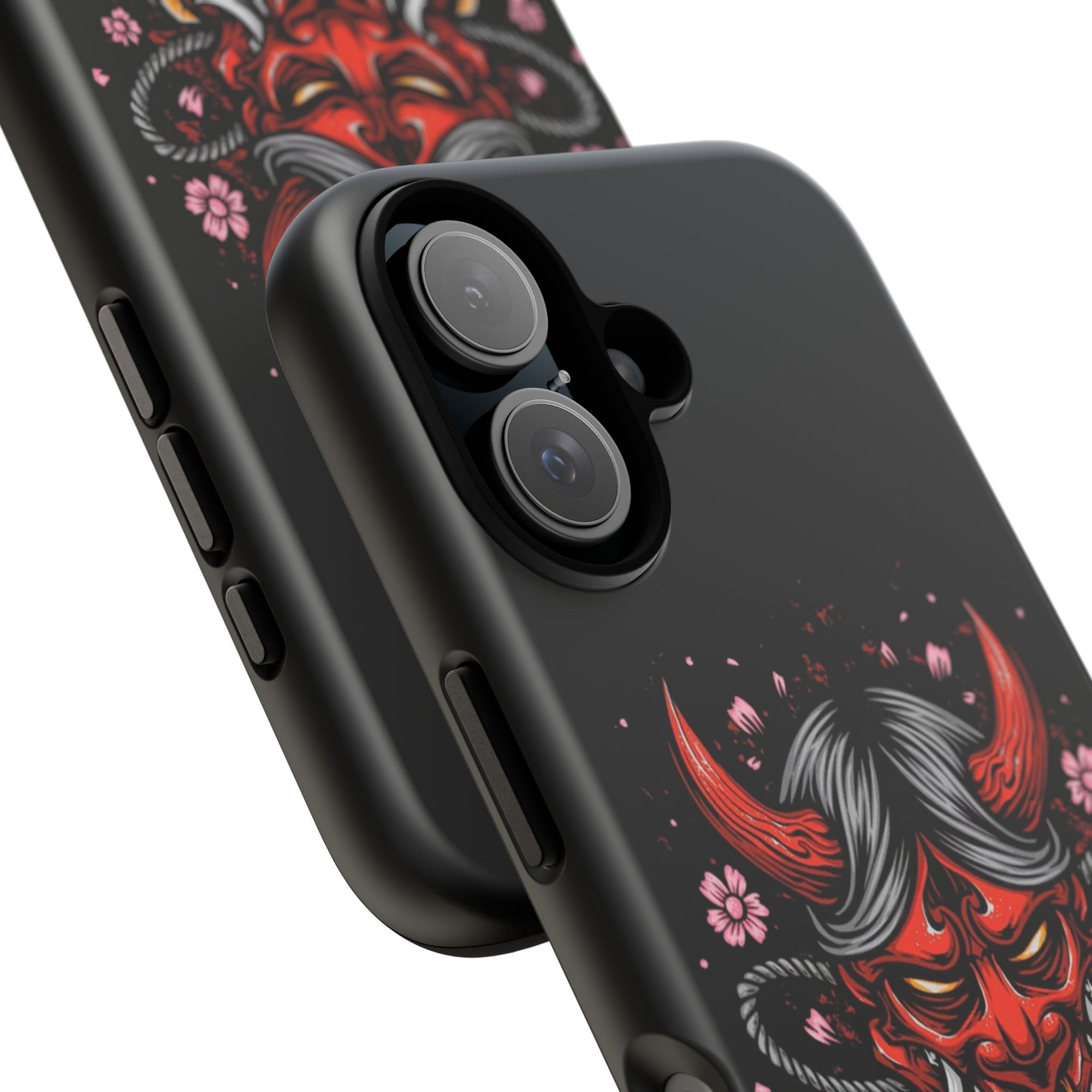 Tough Cases: Fierce Demon Phone Case, Edgy Phone Cover, Protect Your Device, Gift for Anime Fans, Unique Artwork Case