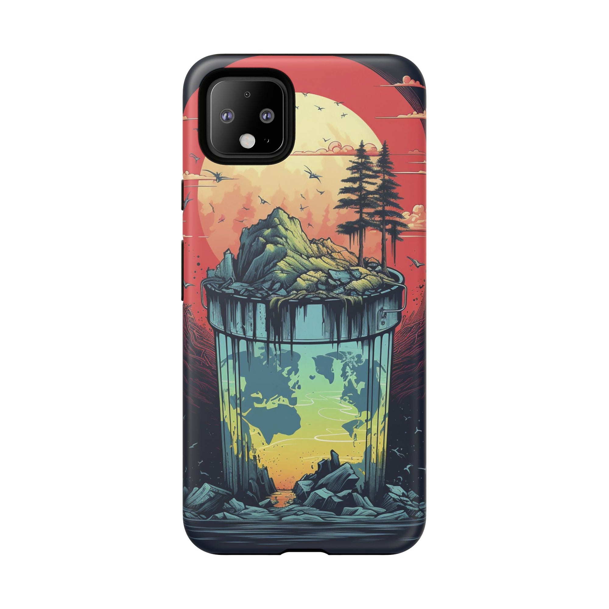 Vibrant Nature-Themed Phone Case, Tough Cases for Adventurers, Eco-Friendly, Trendy Phone Accessory, Great Gift for Nature Lovers