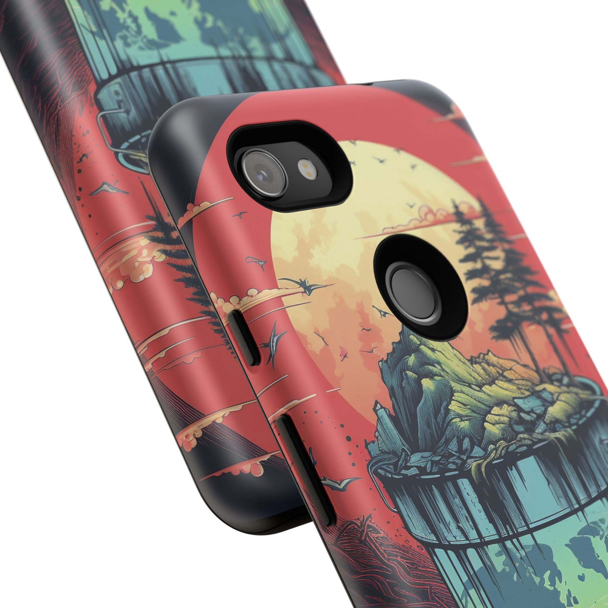 Vibrant Nature-Themed Phone Case, Tough Cases for Adventurers, Eco-Friendly, Trendy Phone Accessory, Great Gift for Nature Lovers