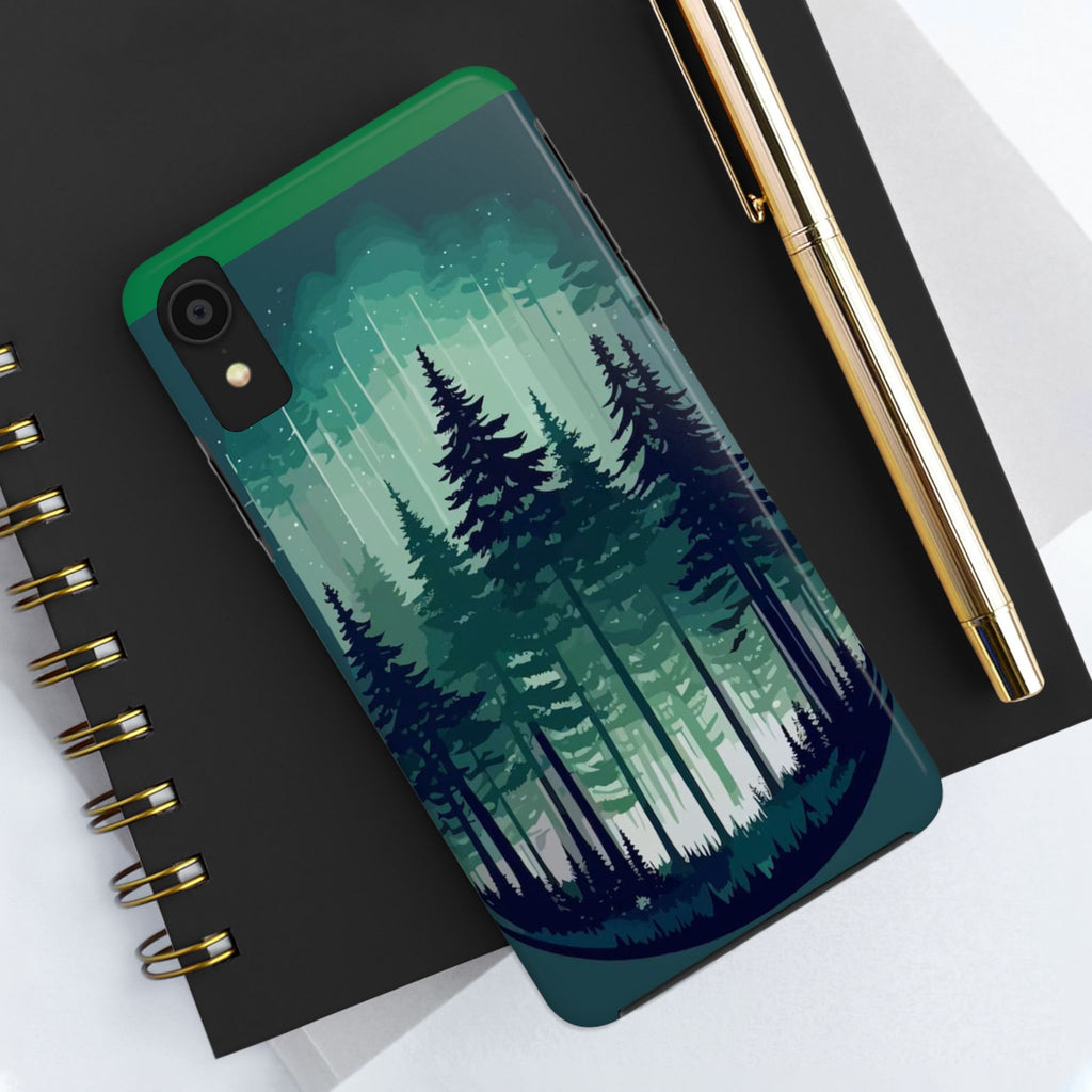Tough Phone Cases – Forest Vibe, Nature Lover Gift, Outdoor Adventure Accessory, Eco-Friendly Phone Protection, Unique Gift Idea