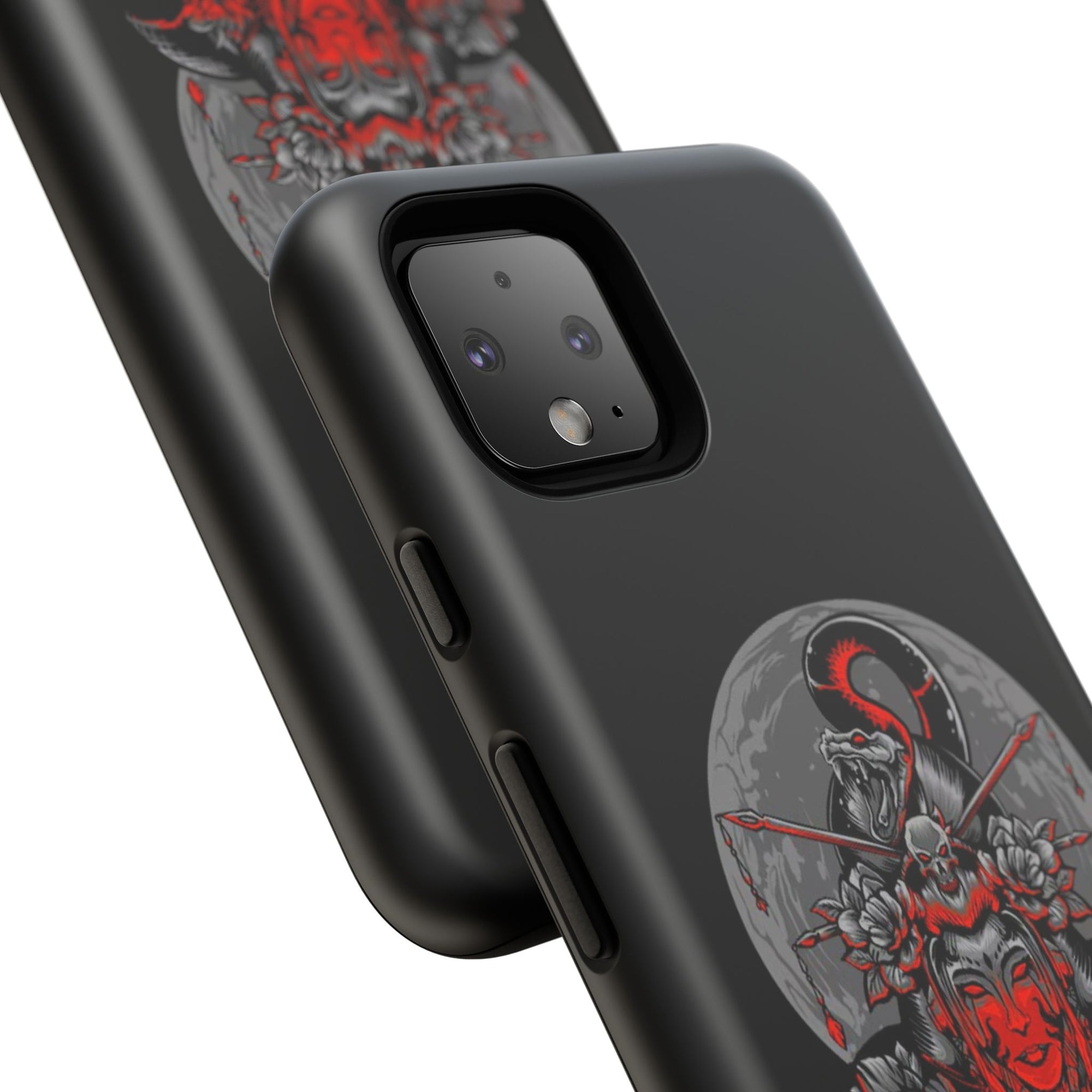Tough Cases for iPhone, Dragon & Warrior Design, Durable Phone Protection, Perfect Gift for Tech Lovers, Unique Gifting