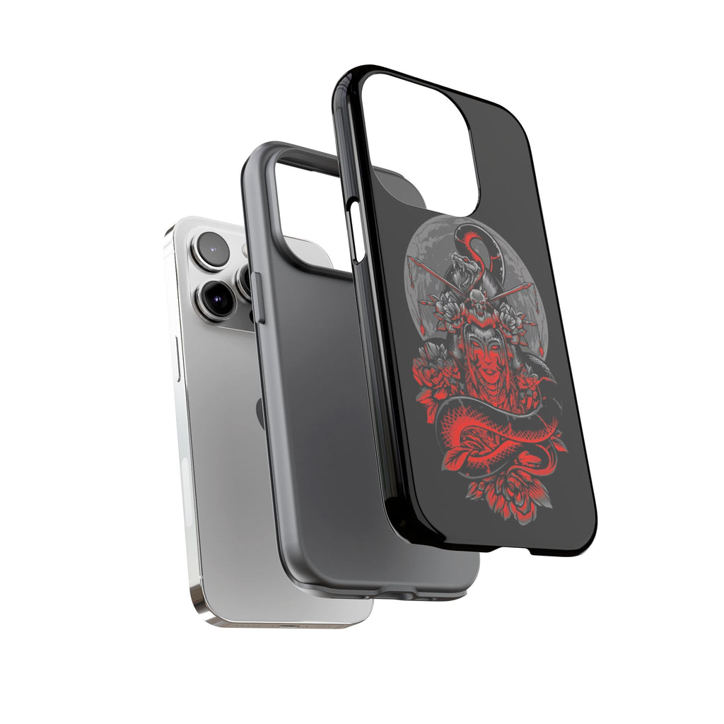 Tough Cases for iPhone, Dragon & Warrior Design, Durable Phone Protection, Perfect Gift for Tech Lovers, Unique Gifting