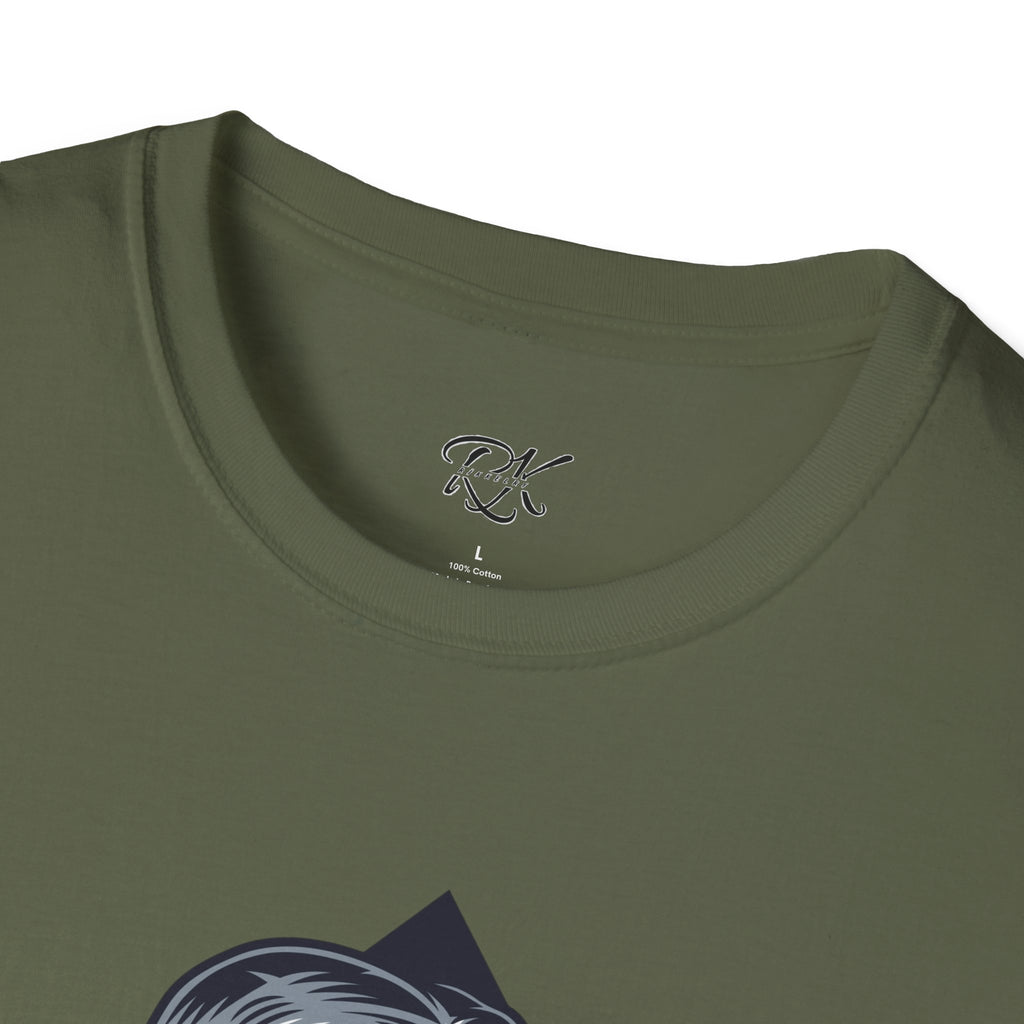 Edgy Graphic Tee, Unisex T-Shirt with Skull and Rose Design, Stylish Casual Wear, Perfect for Gift Giving, Comfortable Everyday Attire