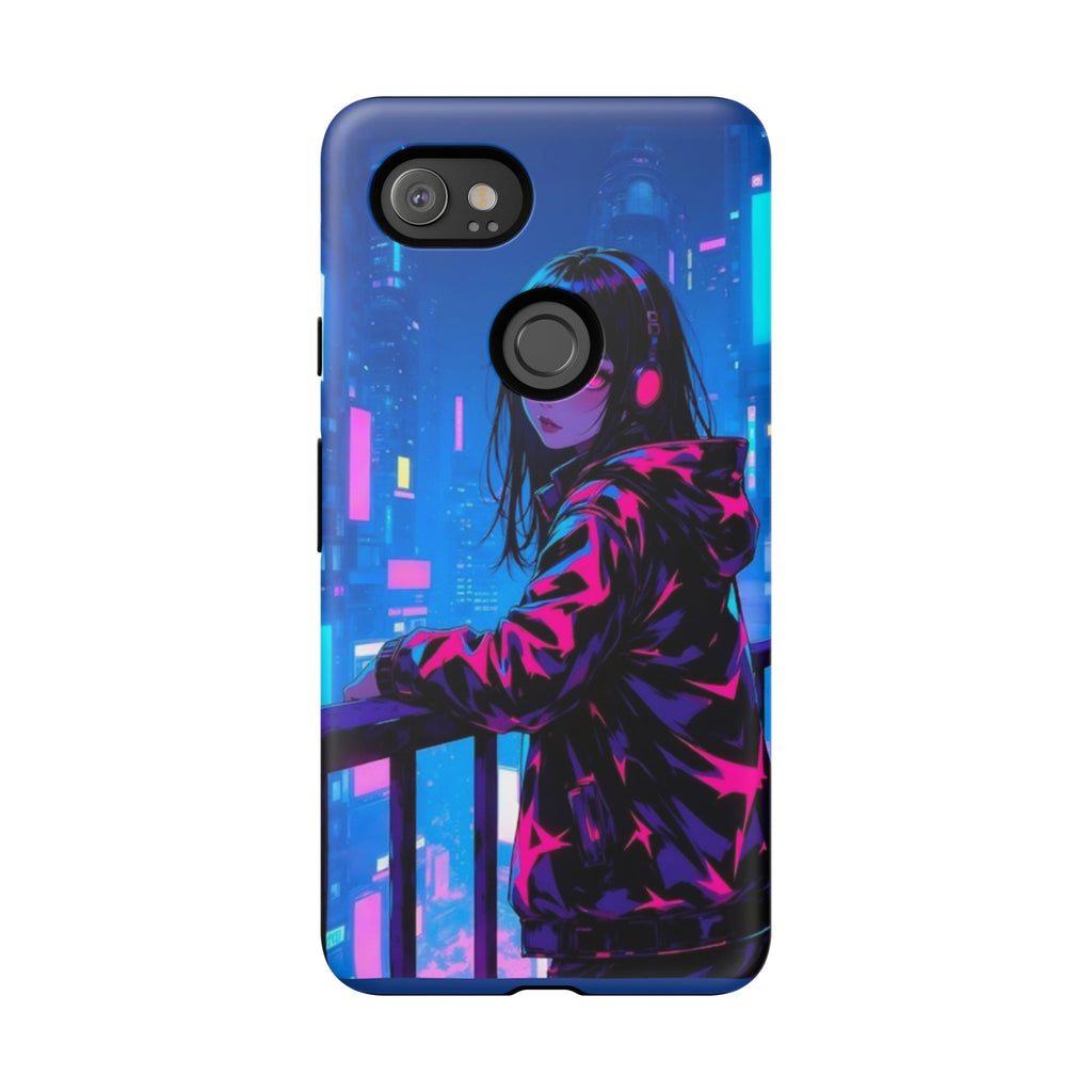 Futuristic Phone Case, Cyberpunk Aesthetic, Tough Phone Cover, Urban Style, Gift for Tech Lovers, Unique Phone Accessories, Streetwear [...]