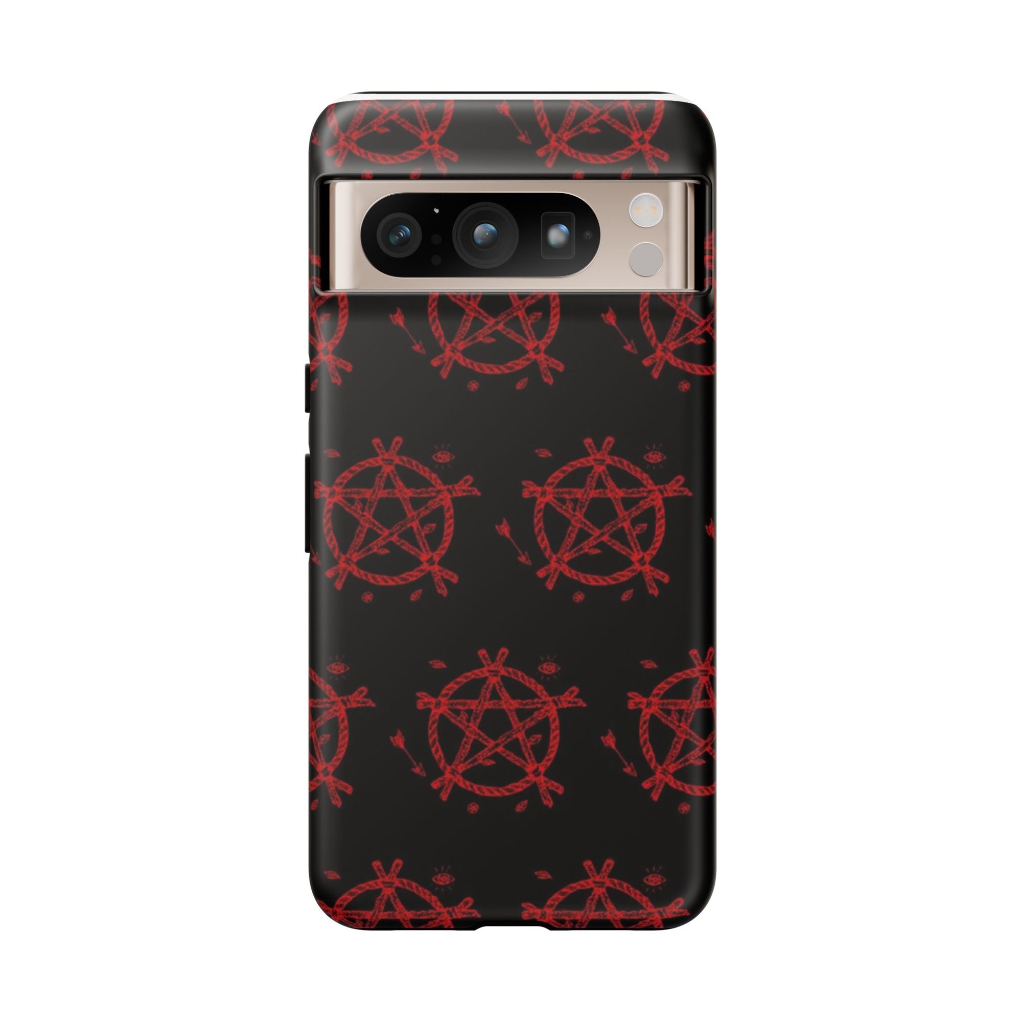 Anarchist iPhone Case, Tough Phone Cover, Punk Style Accessory, Unique Gift for Rebels, Goth Aesthetic Phone Case