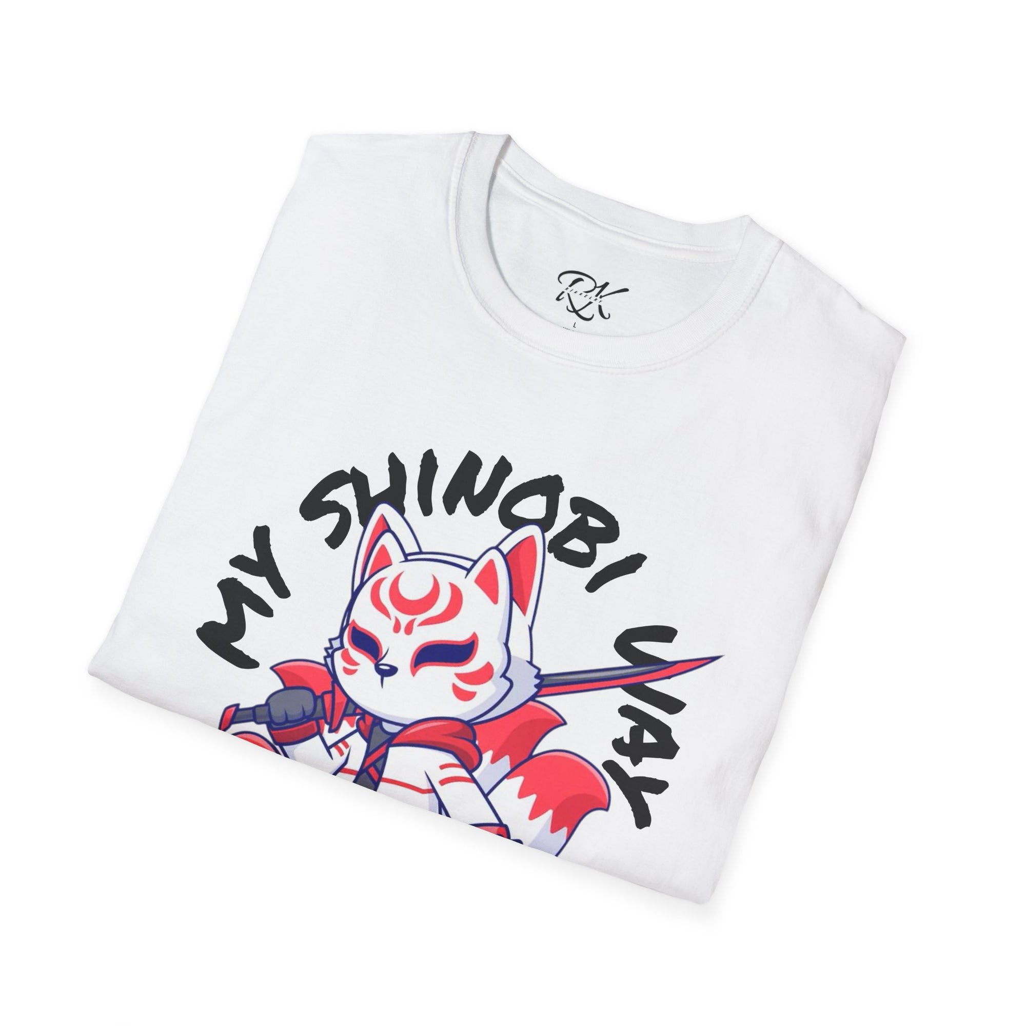 Unisex Anime T-Shirt - 'My Shinobi Pal' Graphic Tee, Comfortable Streetwear, Gift for Anime Lovers, Casual Wear, Stylish Outfit