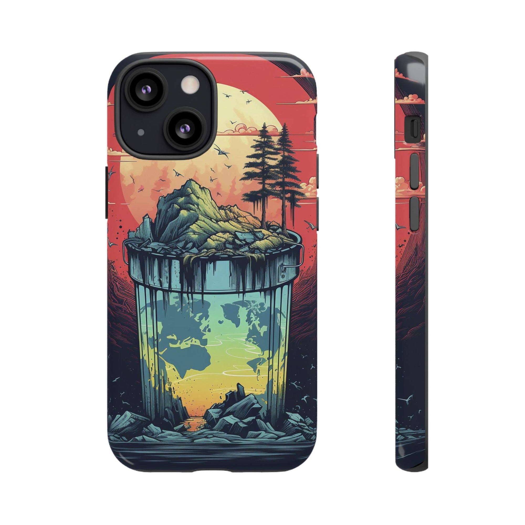 Vibrant Nature-Themed Phone Case, Tough Cases for Adventurers, Eco-Friendly, Trendy Phone Accessory, Great Gift for Nature Lovers