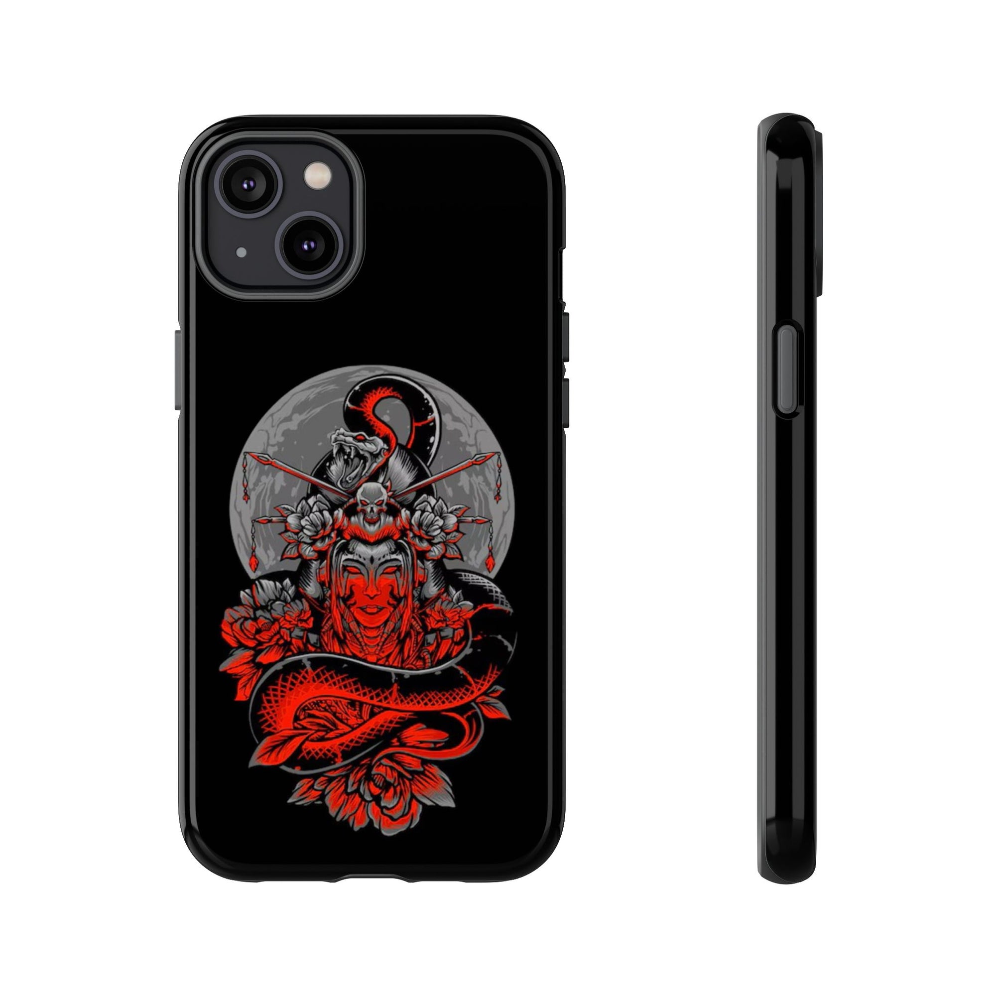 Tough Cases for iPhone, Dragon & Warrior Design, Durable Phone Protection, Perfect Gift for Tech Lovers, Unique Gifting