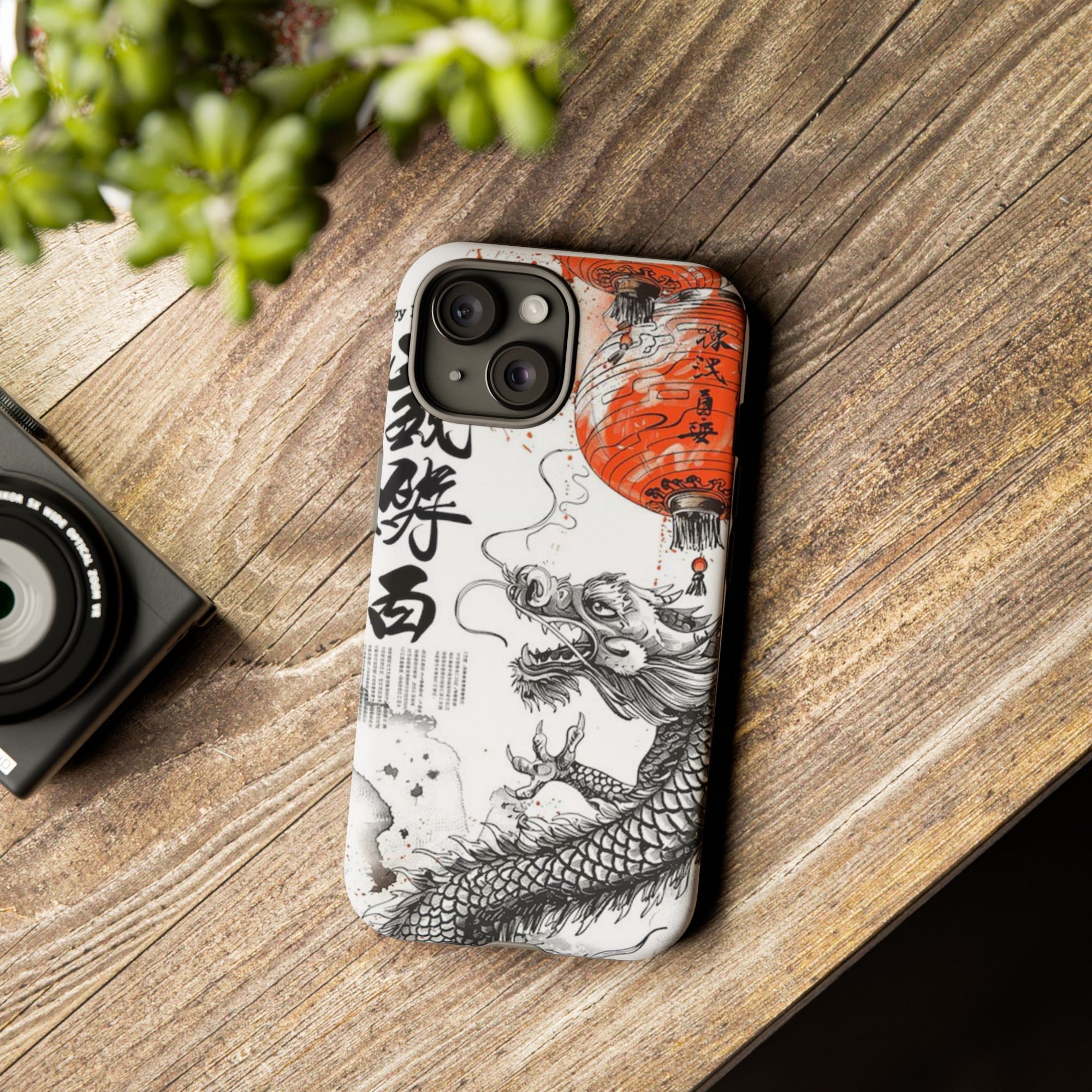 Dragon Design Phone Case, Tough Cases with Chinese Art for Unique Style, Gift for Art Lovers, Phone Protection, Trendy Accessories