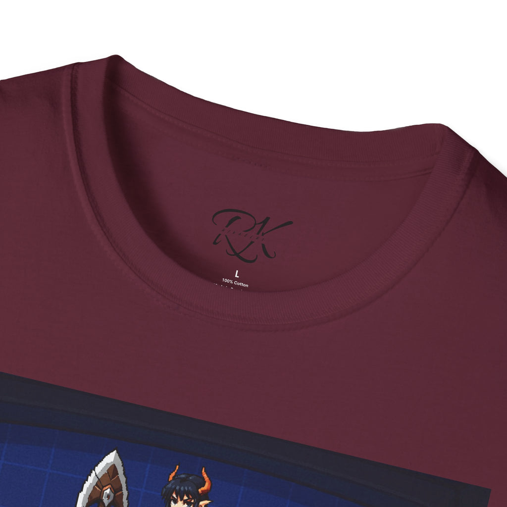 Unisex Barbarian Woman T-Shirt - Softstyle Graphic Tee for Gamers, Gifts for Her, Casual Wear, Birthday Present, Retro Style