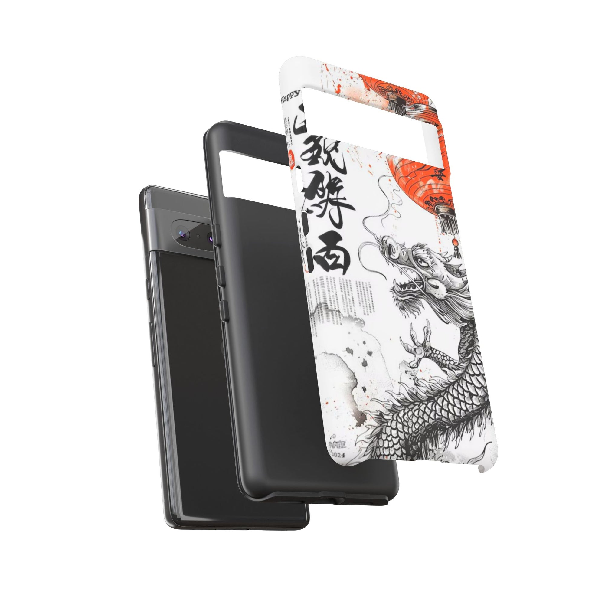 Dragon Design Phone Case, Tough Cases with Chinese Art for Unique Style, Gift for Art Lovers, Phone Protection, Trendy Accessories