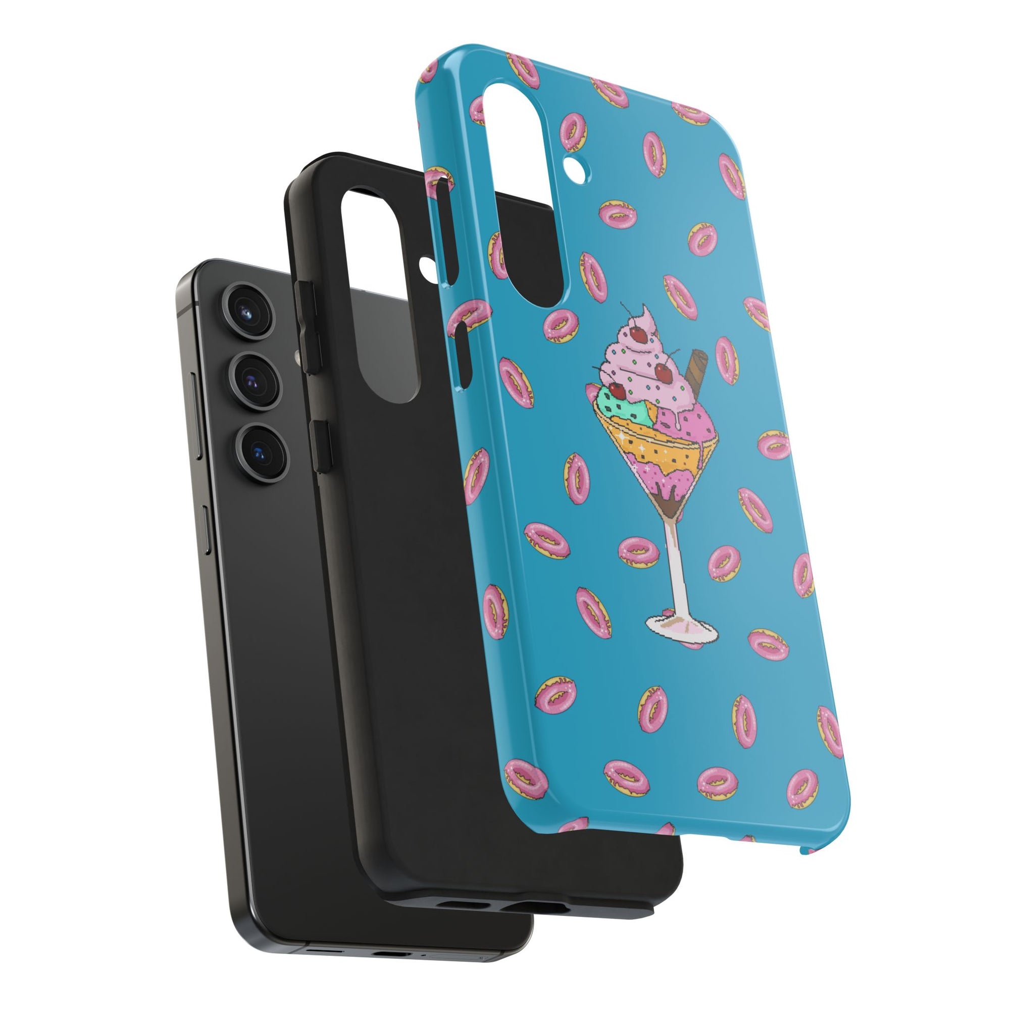 Cute Dessert Phone Cases, Fun iPhone Covers, Quirky Phone Accessories, Donut Lovers Gift, Ice Cream Phone Protector