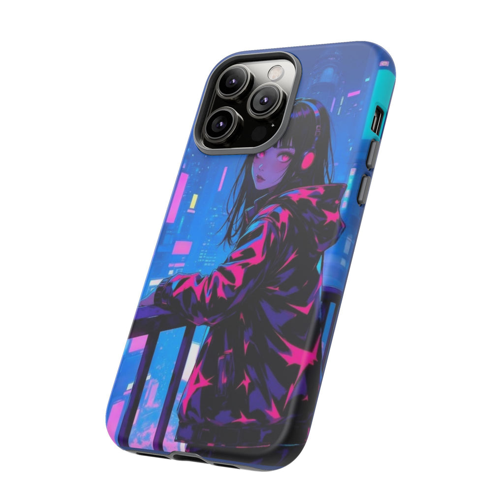 Futuristic Phone Case, Cyberpunk Aesthetic, Tough Phone Cover, Urban Style, Gift for Tech Lovers, Unique Phone Accessories, Streetwear [...]