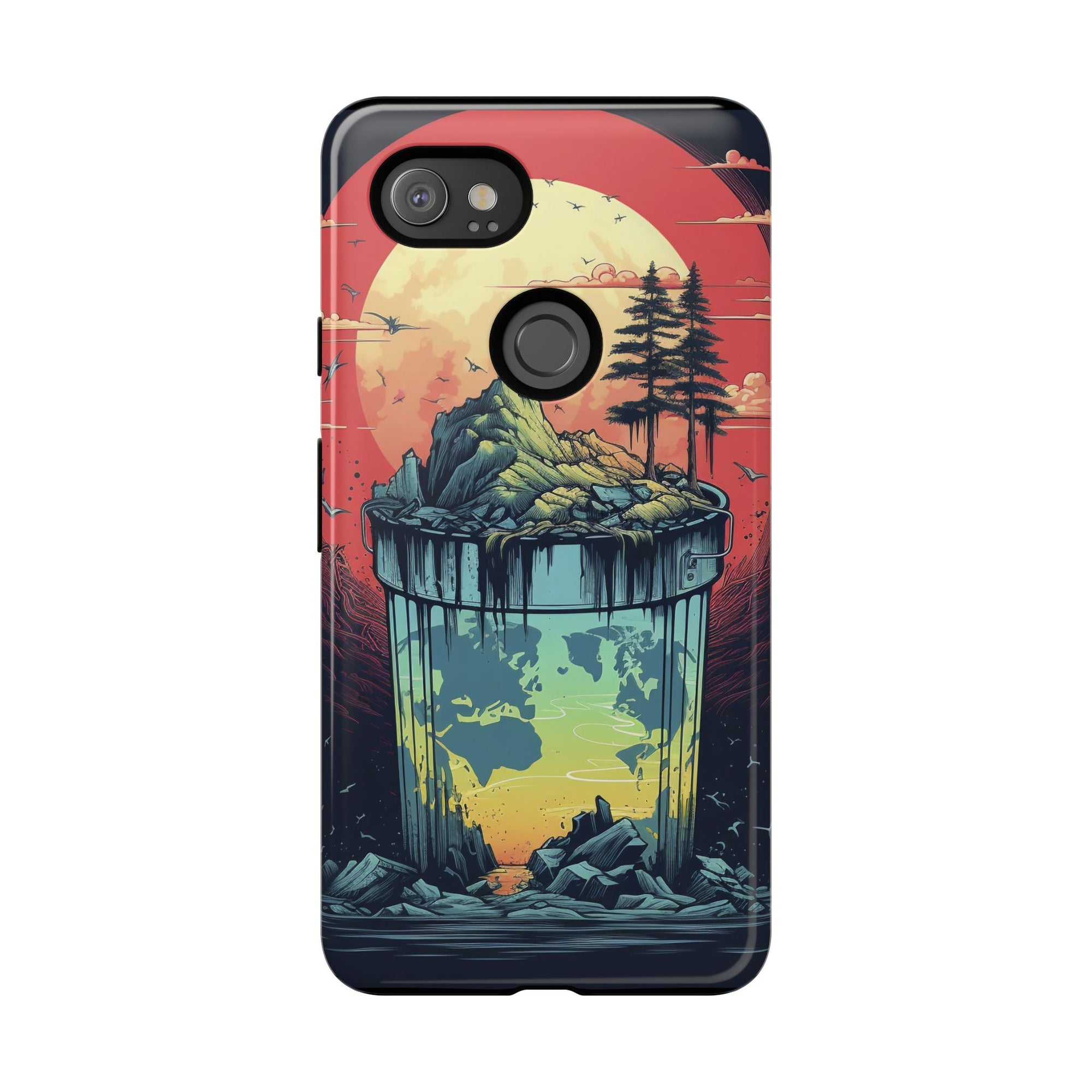 Vibrant Nature-Themed Phone Case, Tough Cases for Adventurers, Eco-Friendly, Trendy Phone Accessory, Great Gift for Nature Lovers