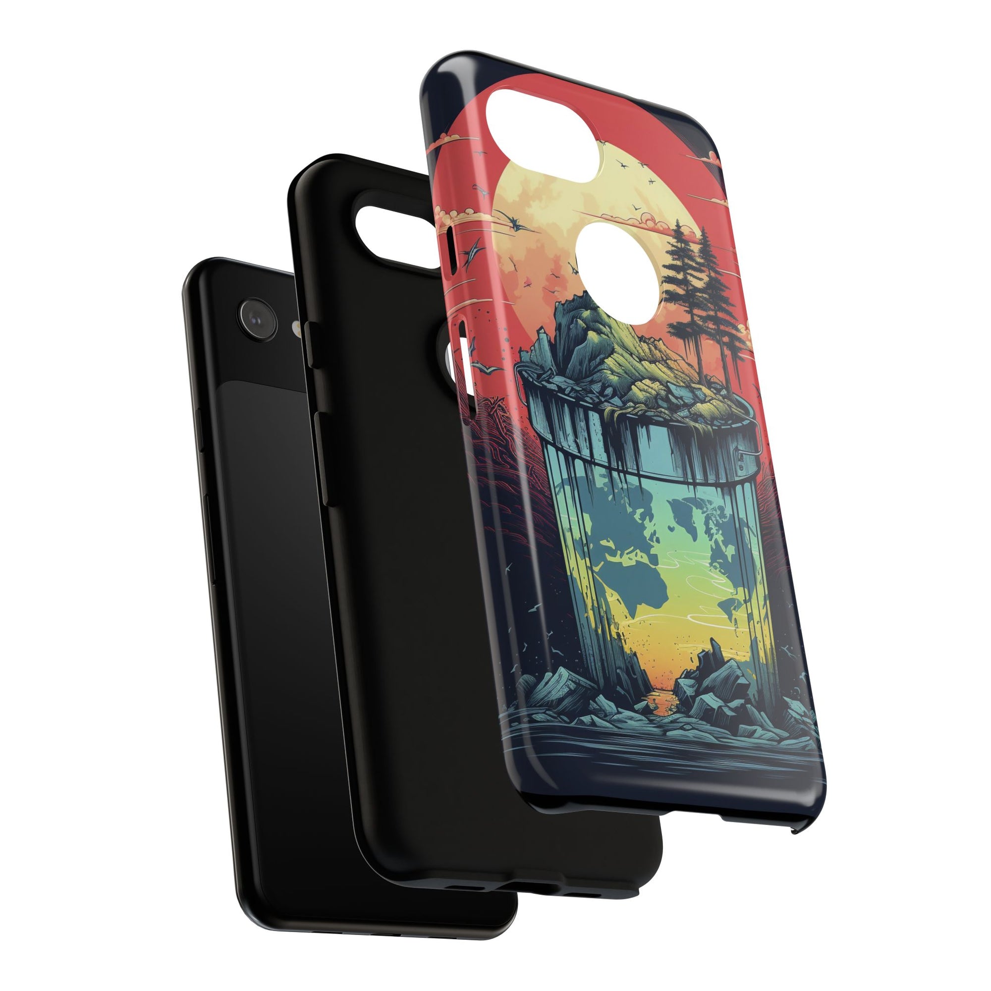 Vibrant Nature-Themed Phone Case, Tough Cases for Adventurers, Eco-Friendly, Trendy Phone Accessory, Great Gift for Nature Lovers