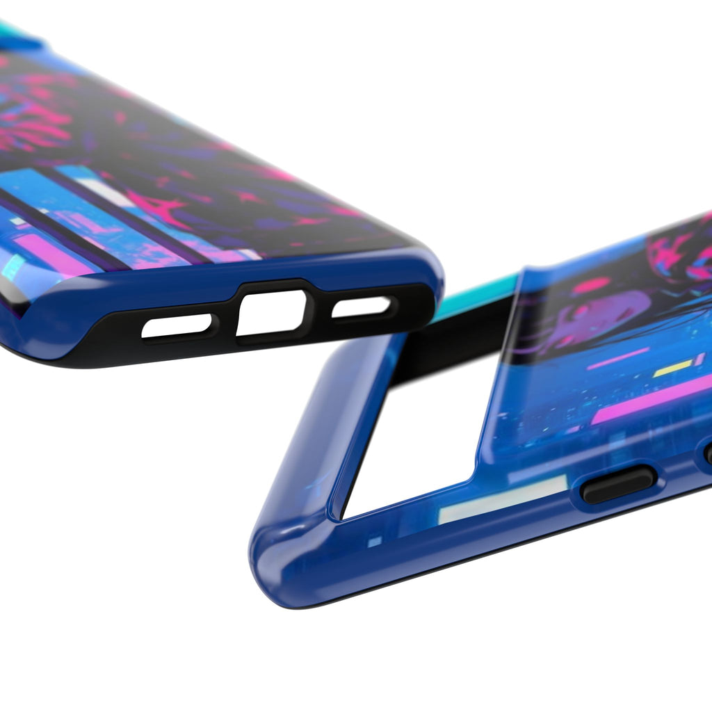 Futuristic Phone Case, Cyberpunk Aesthetic, Tough Phone Cover, Urban Style, Gift for Tech Lovers, Unique Phone Accessories, Streetwear [...]