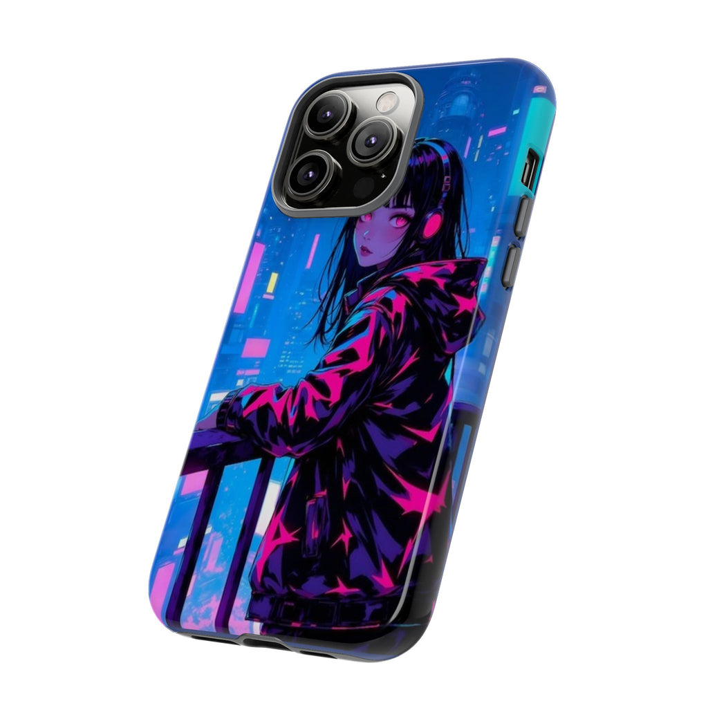 Futuristic Phone Case, Cyberpunk Aesthetic, Tough Phone Cover, Urban Style, Gift for Tech Lovers, Unique Phone Accessories, Streetwear [...]