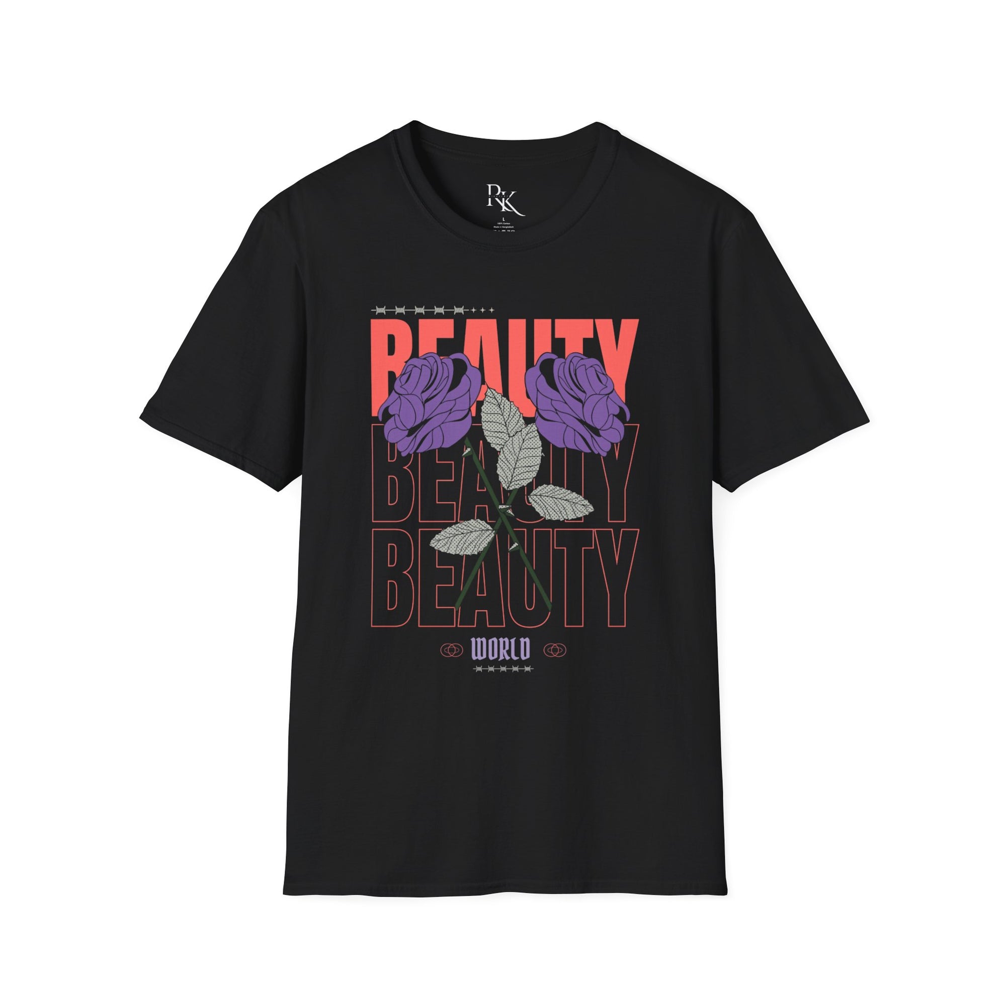 Beauty Floral Unisex Softstyle T-Shirt, Chic Casual Wear, Gift for Friends, Everyday Style, Trendy Graphic Tee, Summer Outfit