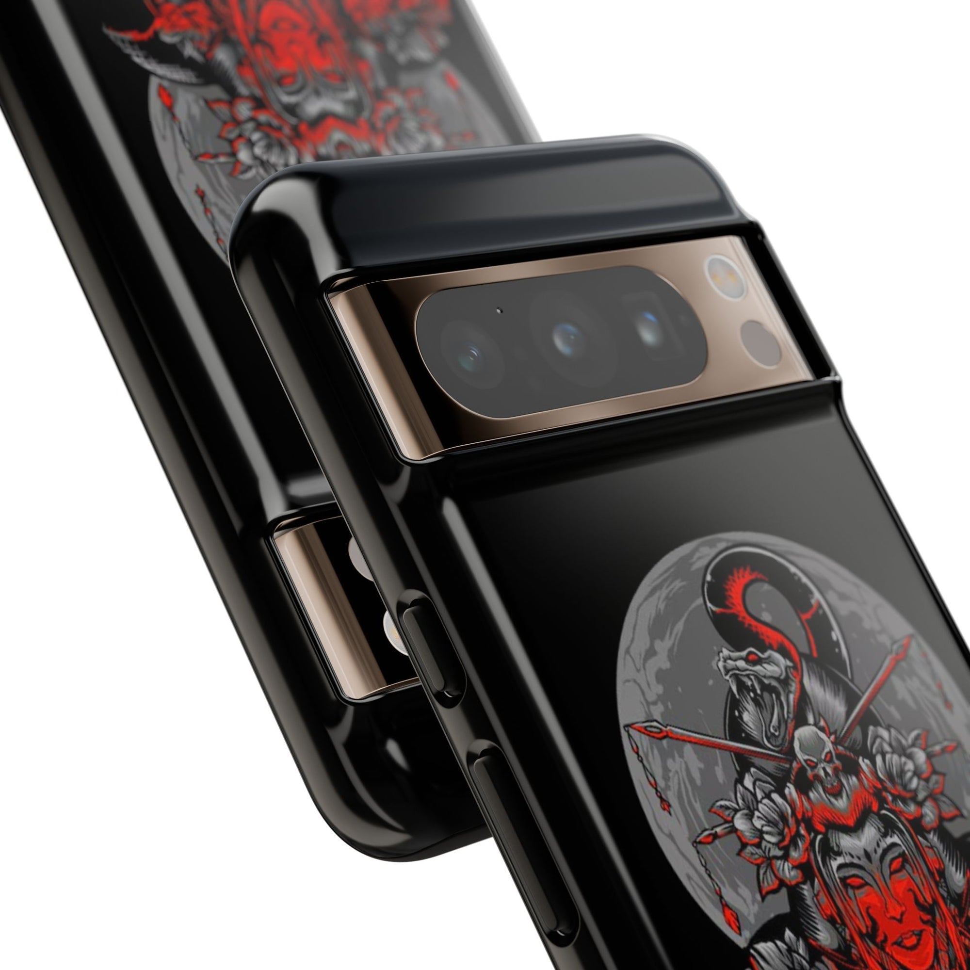 Tough Cases for iPhone, Dragon & Warrior Design, Durable Phone Protection, Perfect Gift for Tech Lovers, Unique Gifting