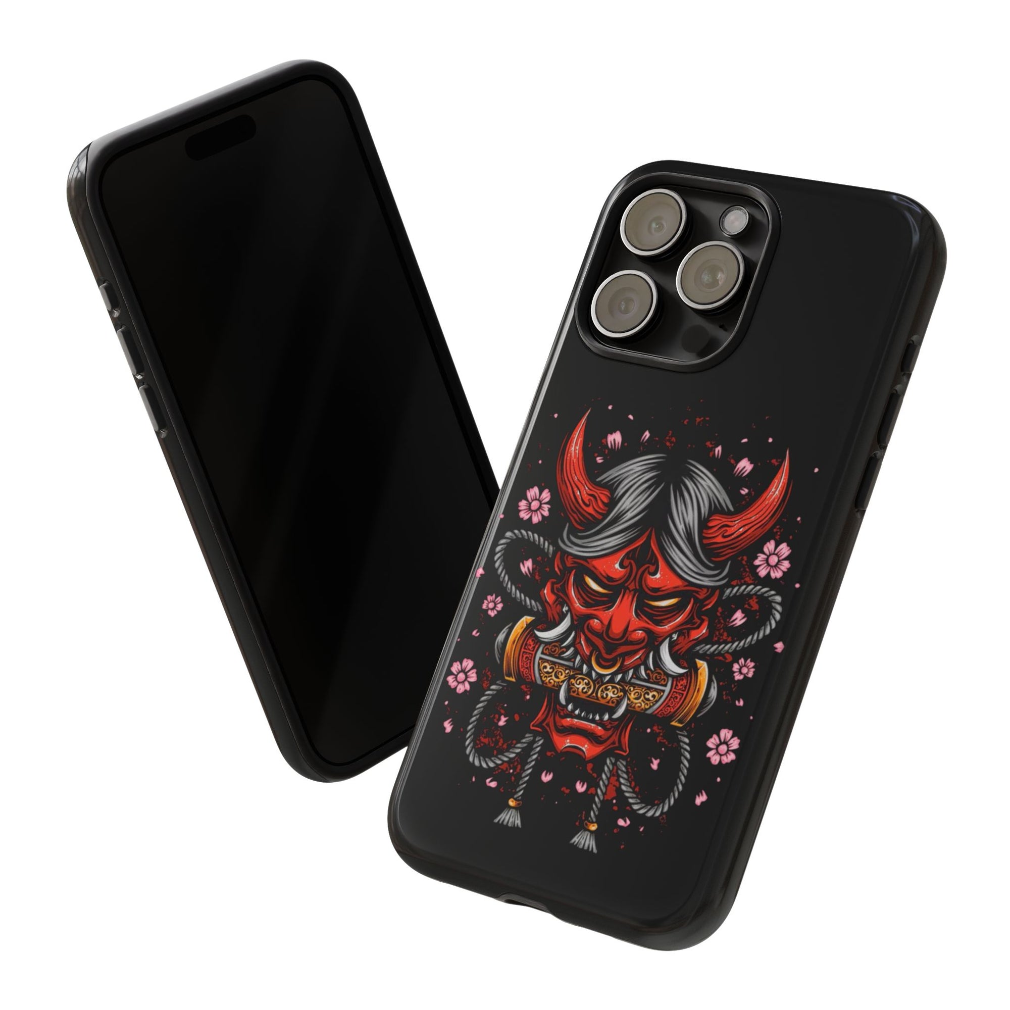Tough Cases: Fierce Demon Phone Case, Edgy Phone Cover, Protect Your Device, Gift for Anime Fans, Unique Artwork Case