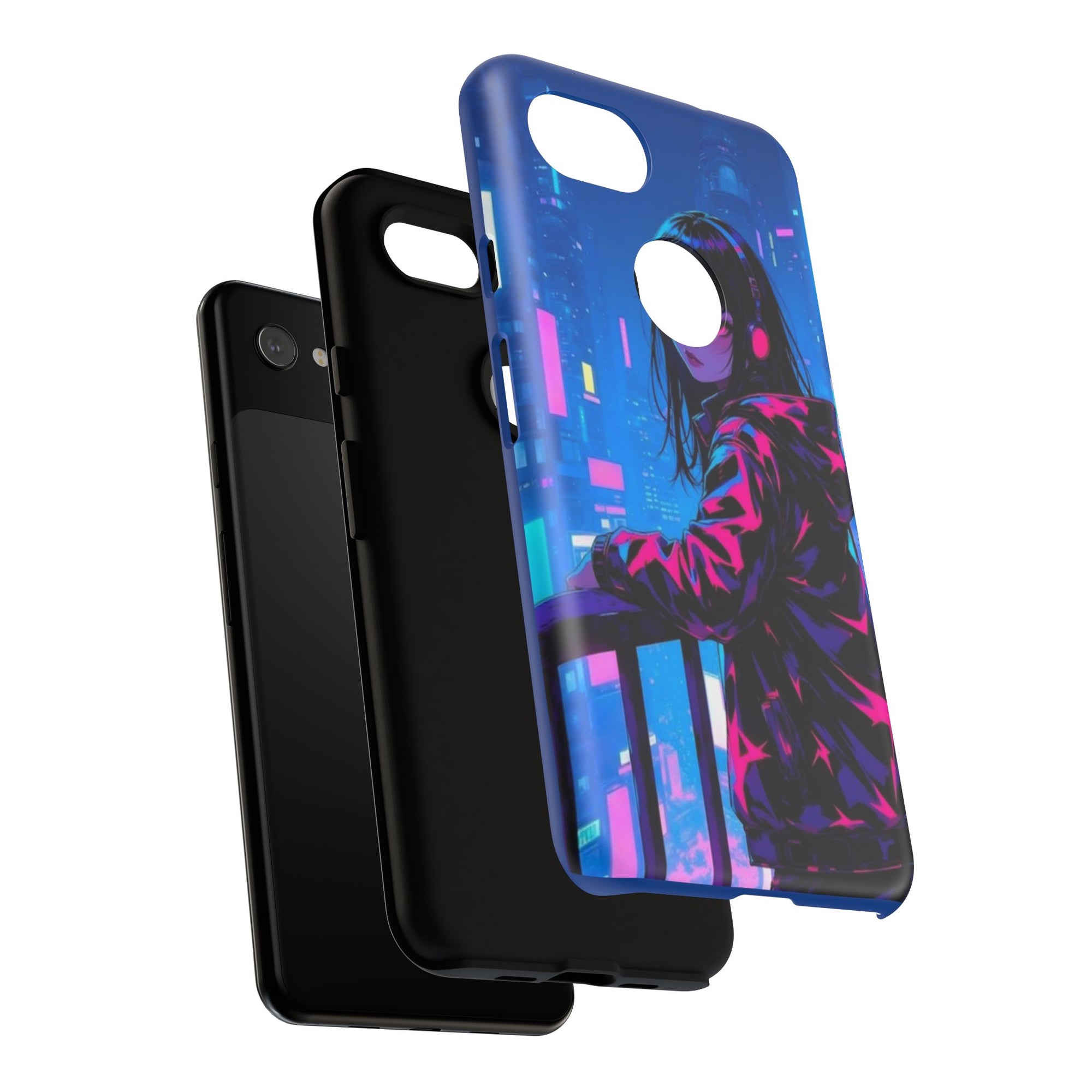Futuristic Phone Case, Cyberpunk Aesthetic, Tough Phone Cover, Urban Style, Gift for Tech Lovers, Unique Phone Accessories, Streetwear [...]