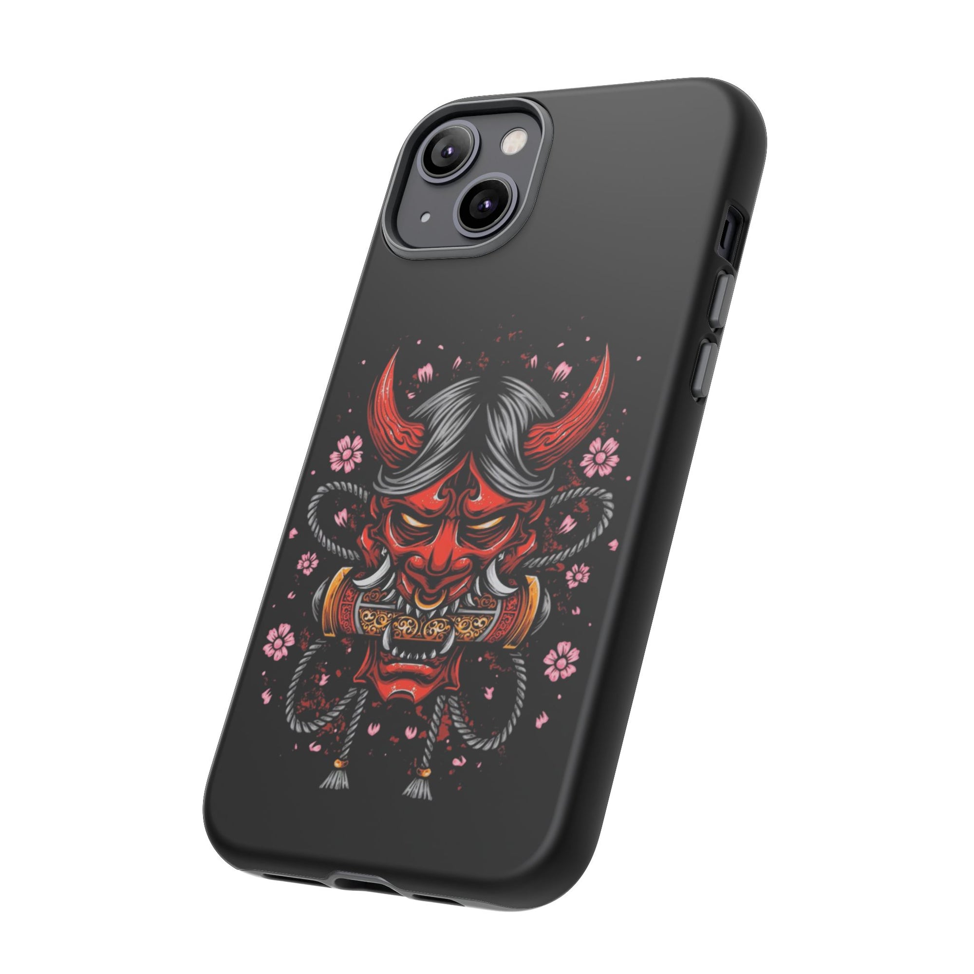 Tough Cases: Fierce Demon Phone Case, Edgy Phone Cover, Protect Your Device, Gift for Anime Fans, Unique Artwork Case