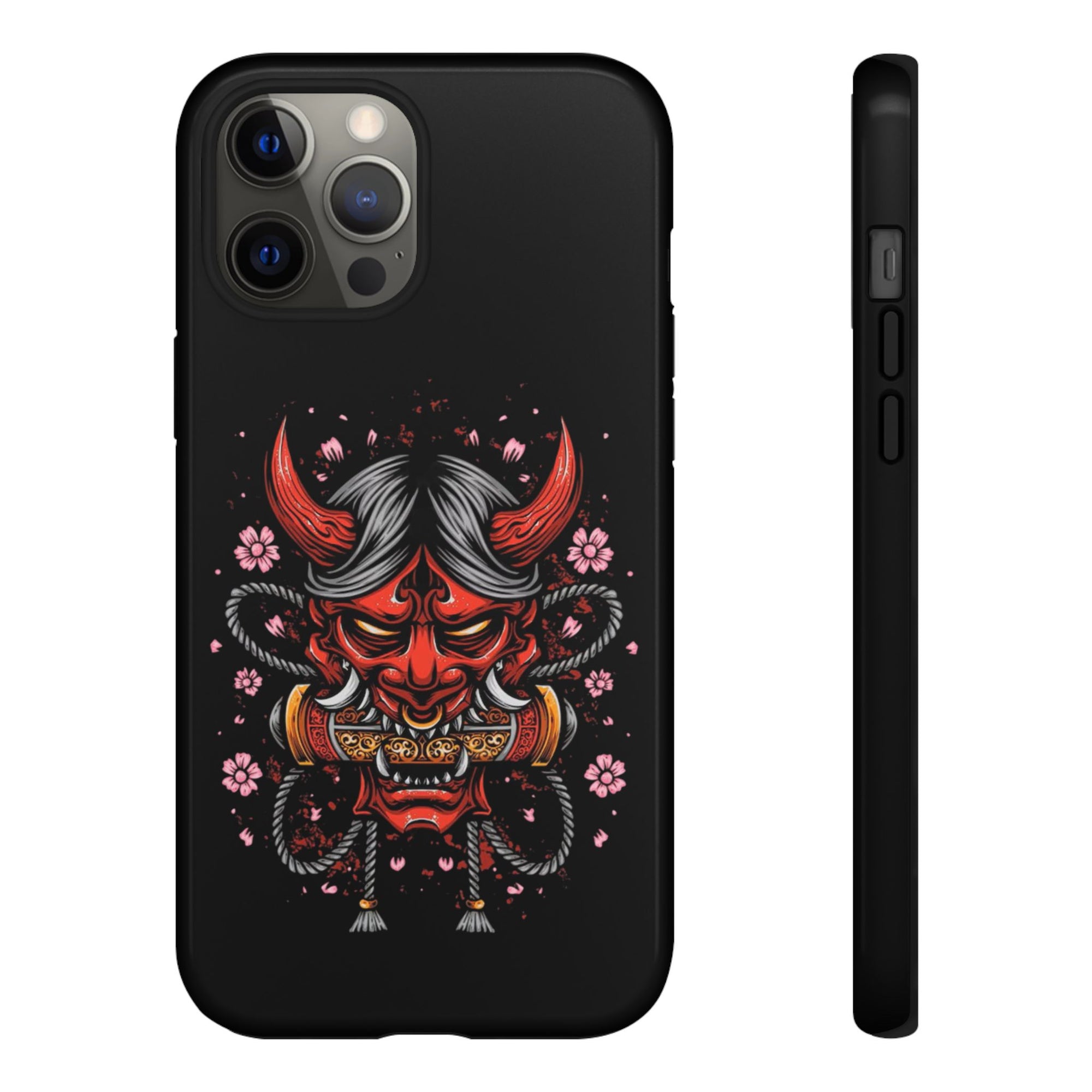 Tough Cases: Fierce Demon Phone Case, Edgy Phone Cover, Protect Your Device, Gift for Anime Fans, Unique Artwork Case
