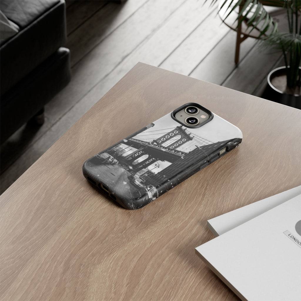 Black and White Phone Case with Iconic Bridge Design, Tough Cases for Photography Lovers, Unique Gift for Travelers, Stylish Everyday [...]
