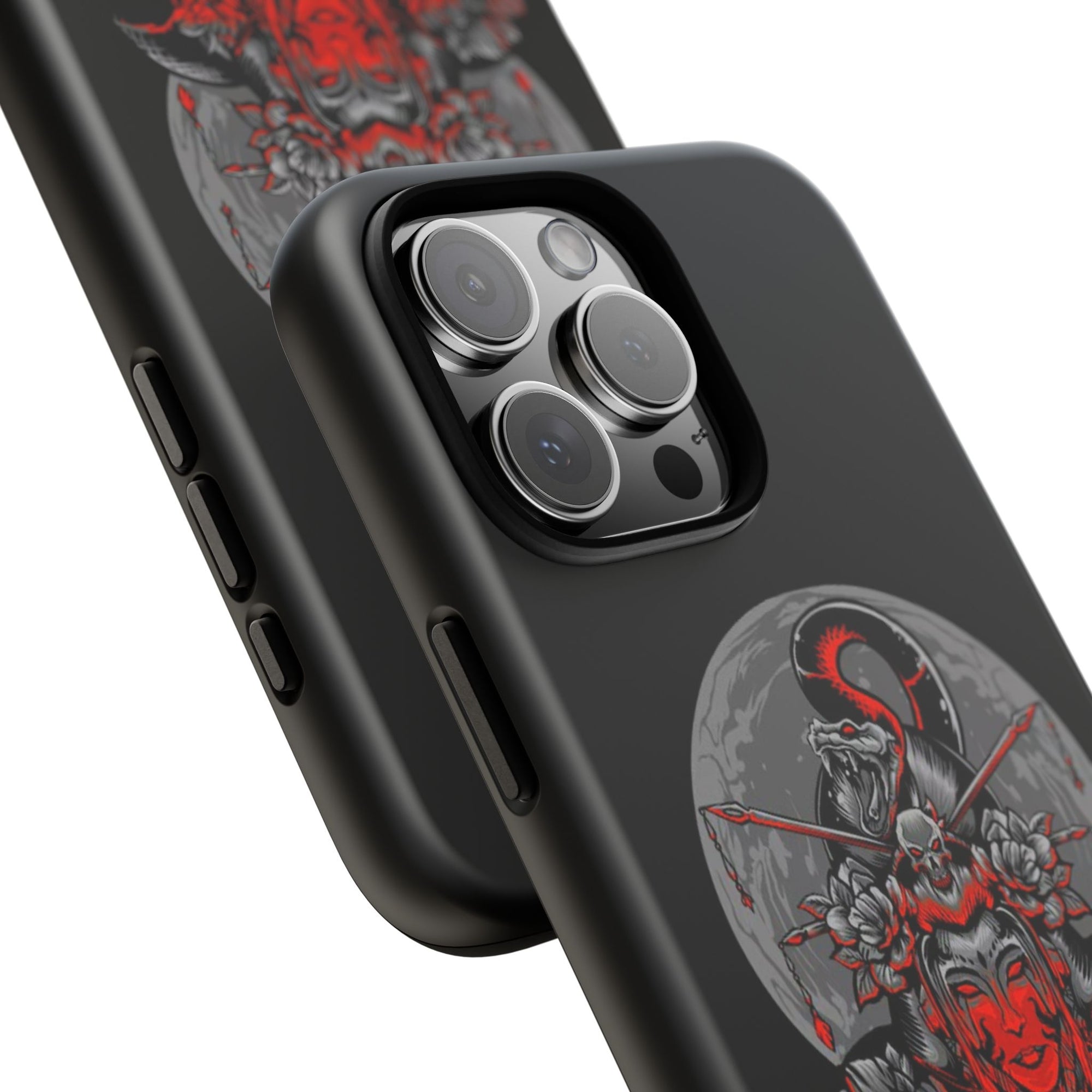 Tough Cases for iPhone, Dragon & Warrior Design, Durable Phone Protection, Perfect Gift for Tech Lovers, Unique Gifting