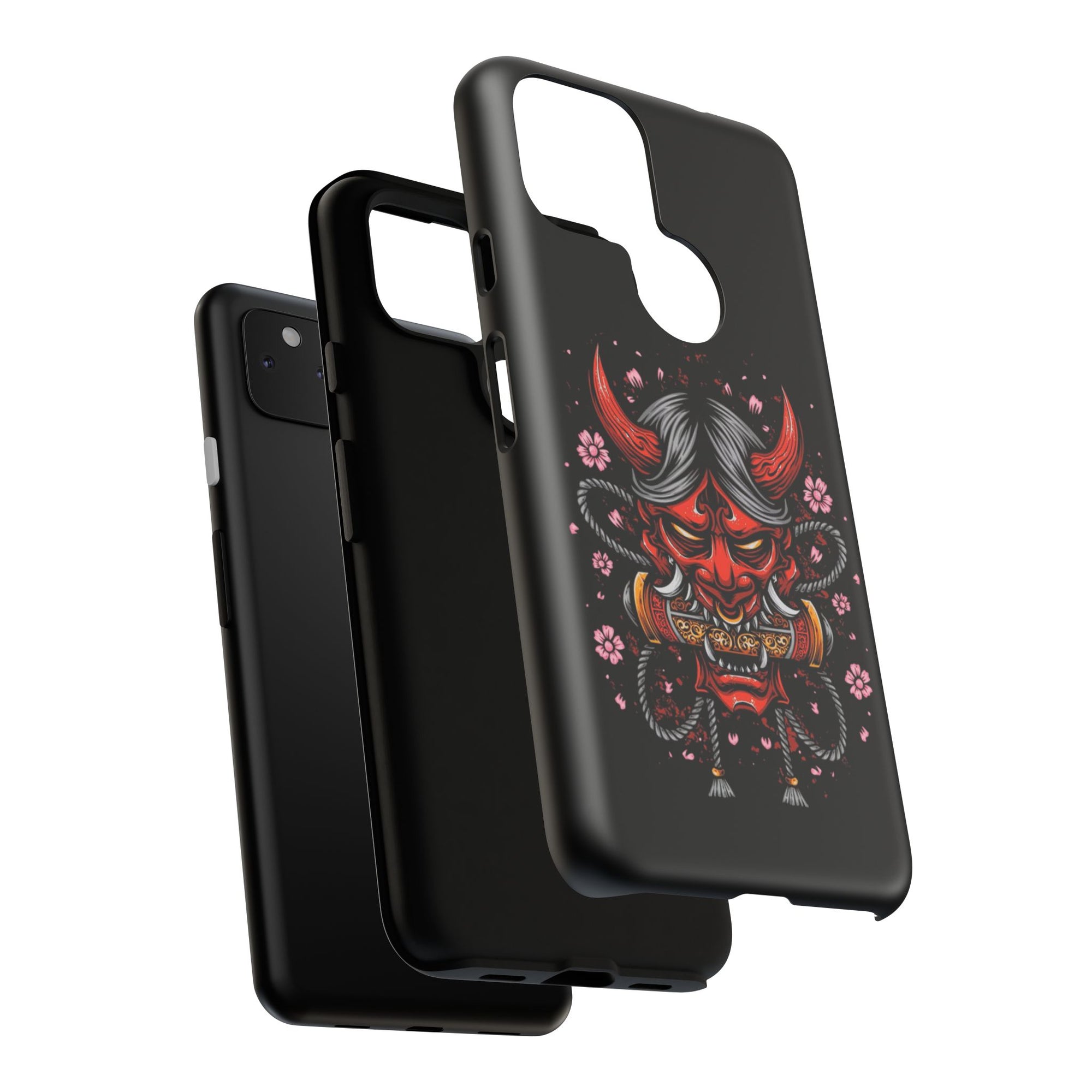 Tough Cases: Fierce Demon Phone Case, Edgy Phone Cover, Protect Your Device, Gift for Anime Fans, Unique Artwork Case