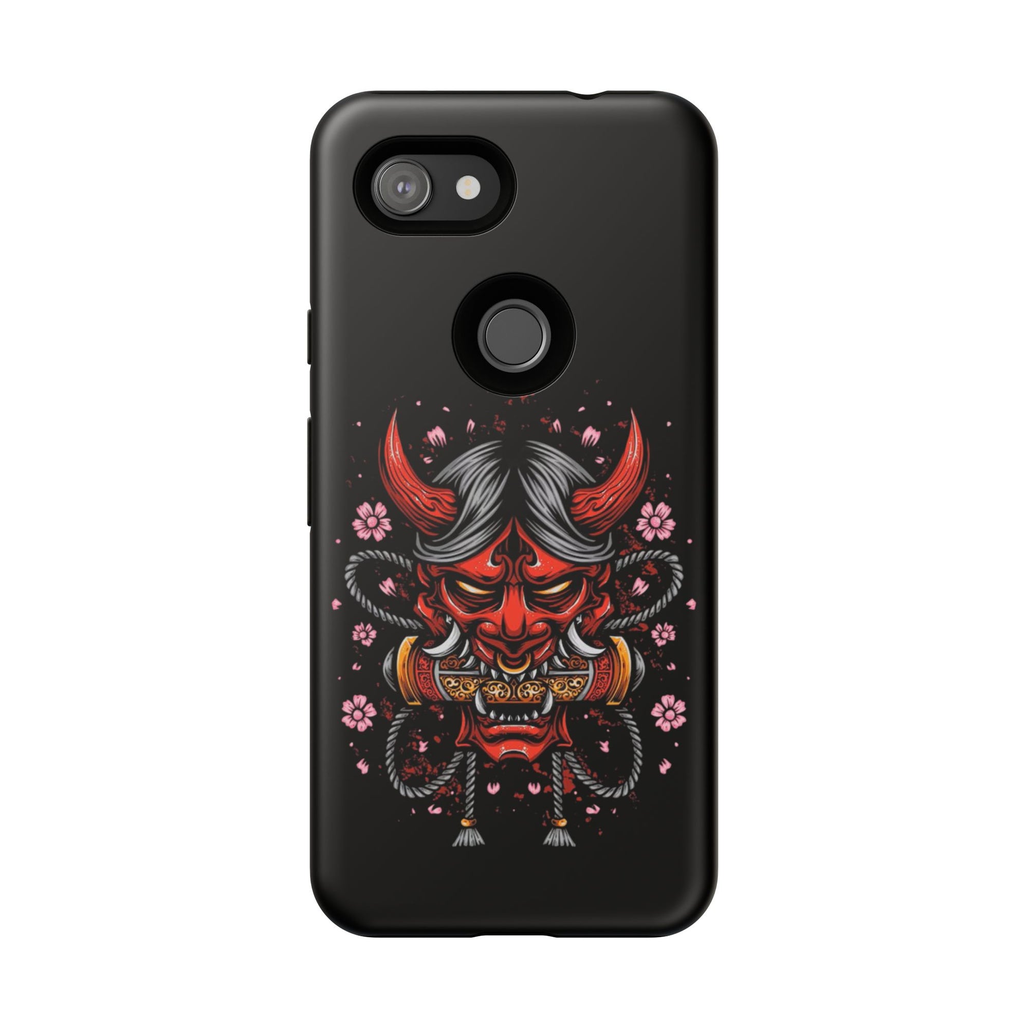 Tough Cases: Fierce Demon Phone Case, Edgy Phone Cover, Protect Your Device, Gift for Anime Fans, Unique Artwork Case