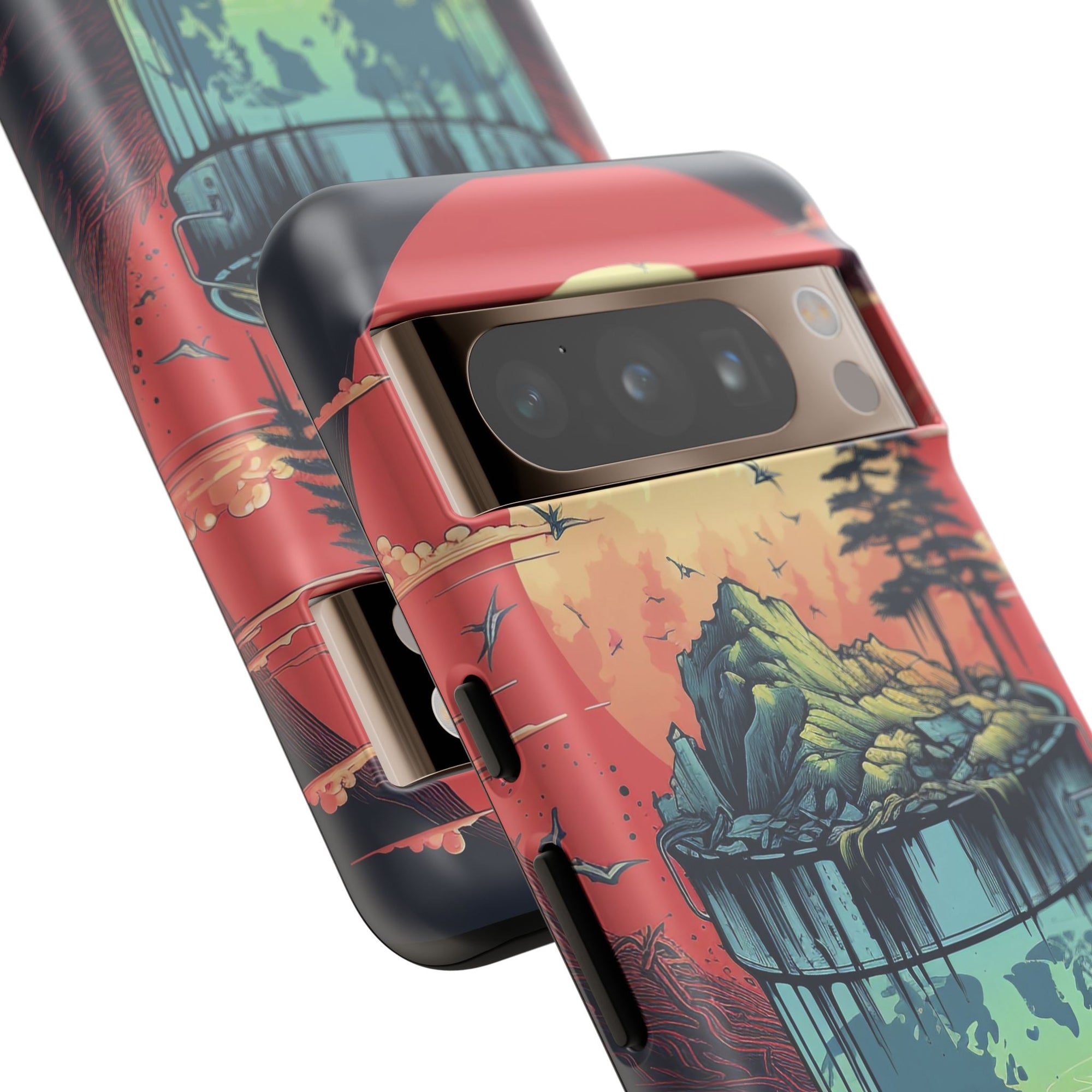Vibrant Nature-Themed Phone Case, Tough Cases for Adventurers, Eco-Friendly, Trendy Phone Accessory, Great Gift for Nature Lovers