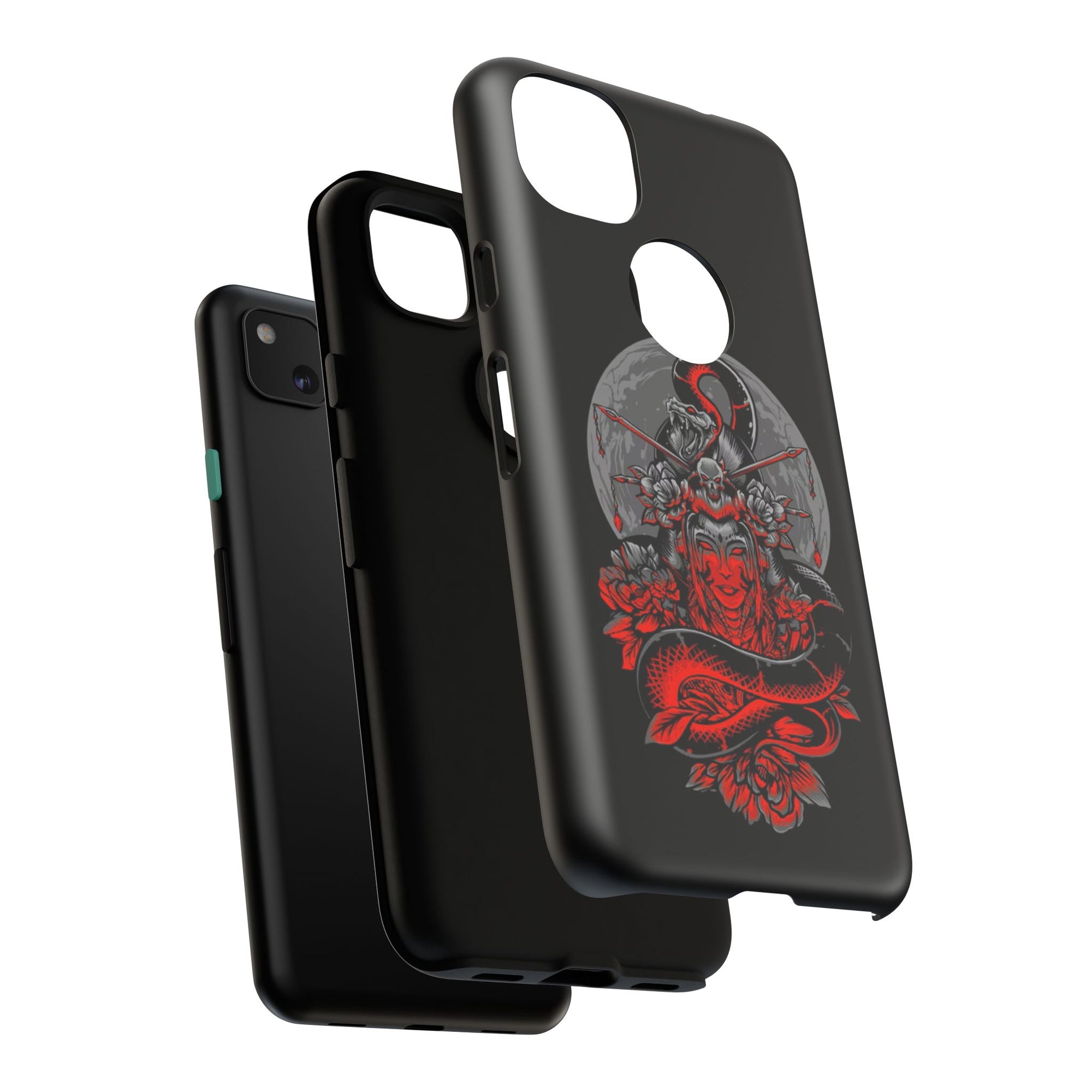 Tough Cases for iPhone, Dragon & Warrior Design, Durable Phone Protection, Perfect Gift for Tech Lovers, Unique Gifting