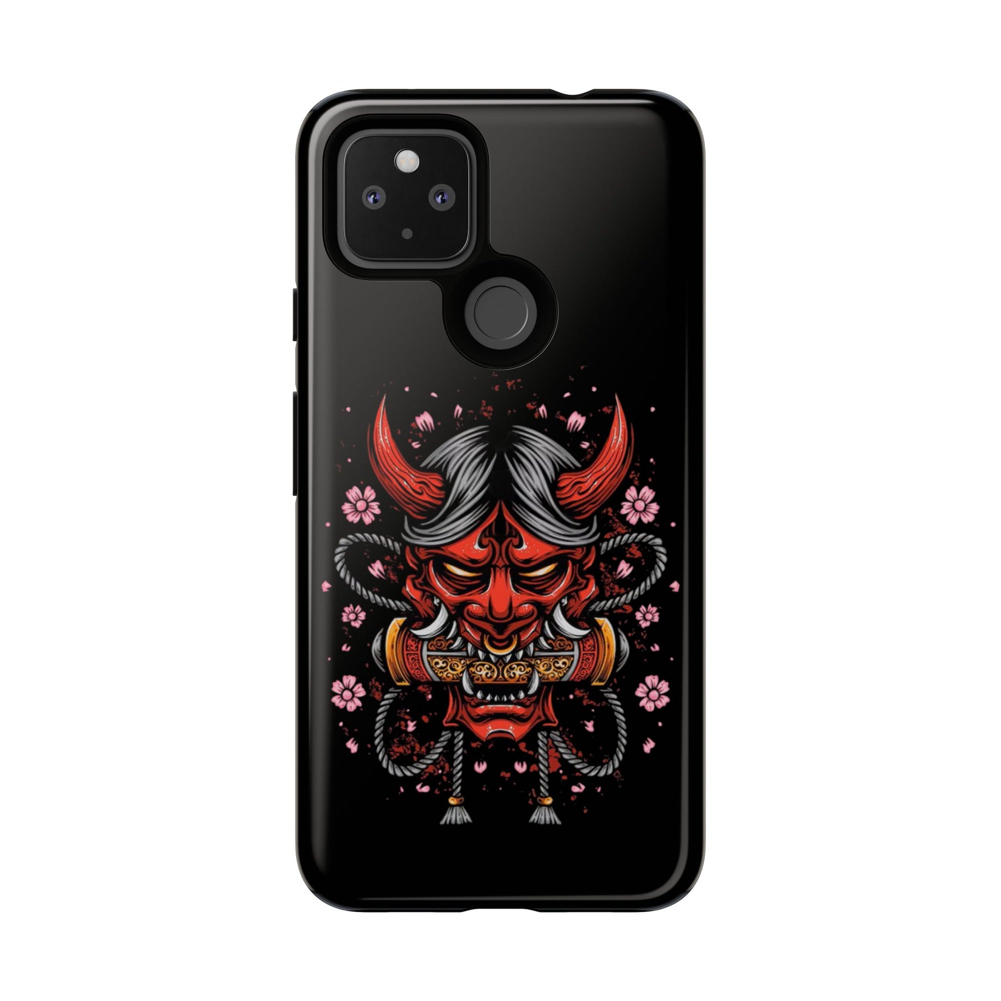 Tough Cases: Fierce Demon Phone Case, Edgy Phone Cover, Protect Your Device, Gift for Anime Fans, Unique Artwork Case