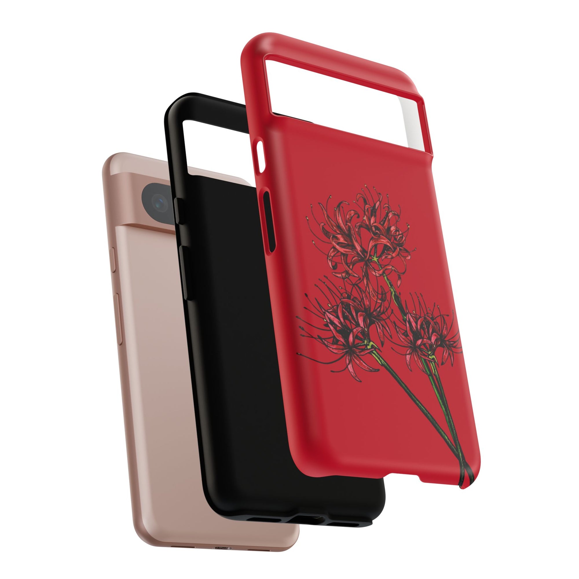 Floral Phone Case, Cute Durable Case for Plants Lovers, Stylish Tech Accessories, Gift for Her, Autumn Decor