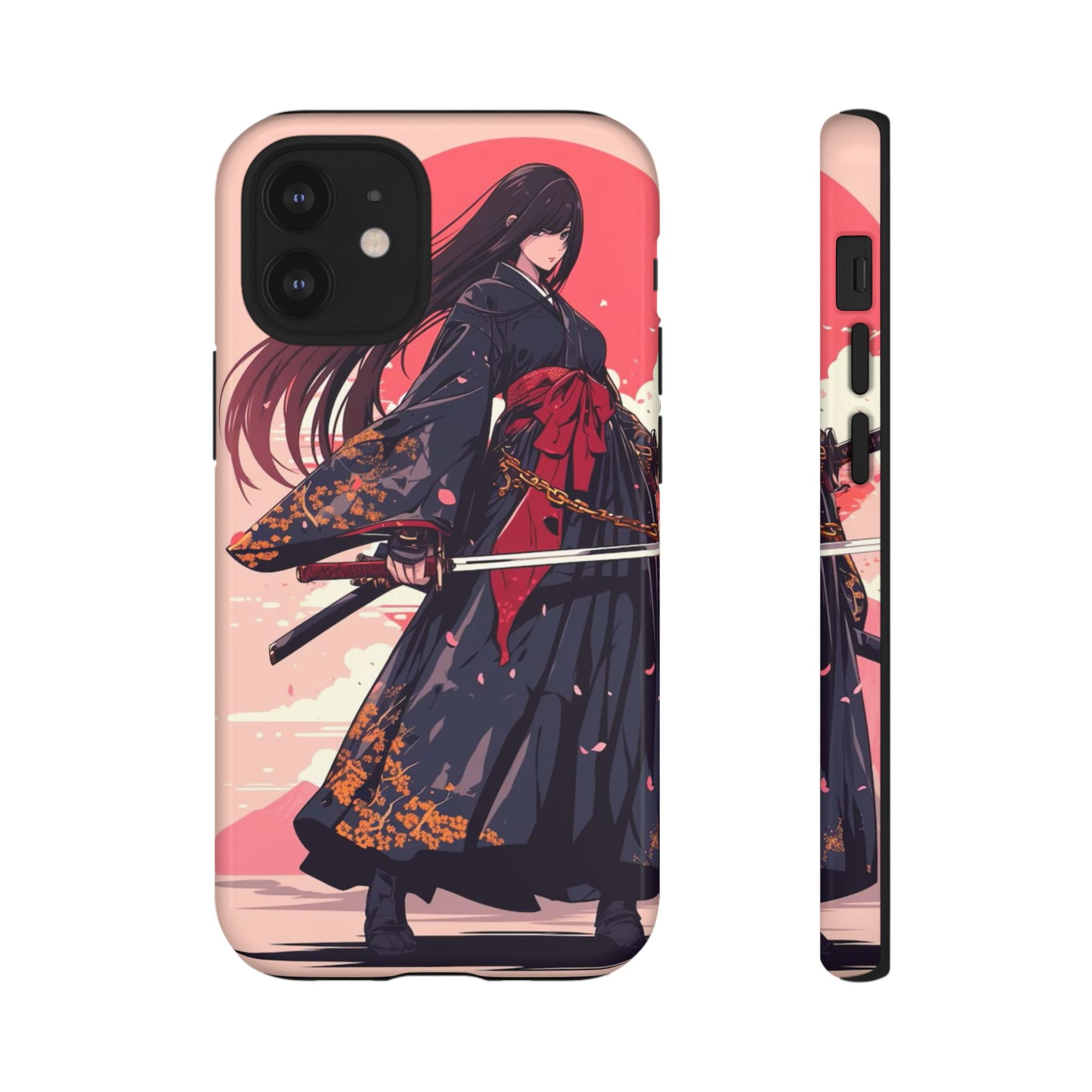 Stylish Phone Case with Warrior Design, Tough Phone Cover for Anime Lovers, Gift for Gamers, Cute Phone Accessories, Unique Tech Gifts