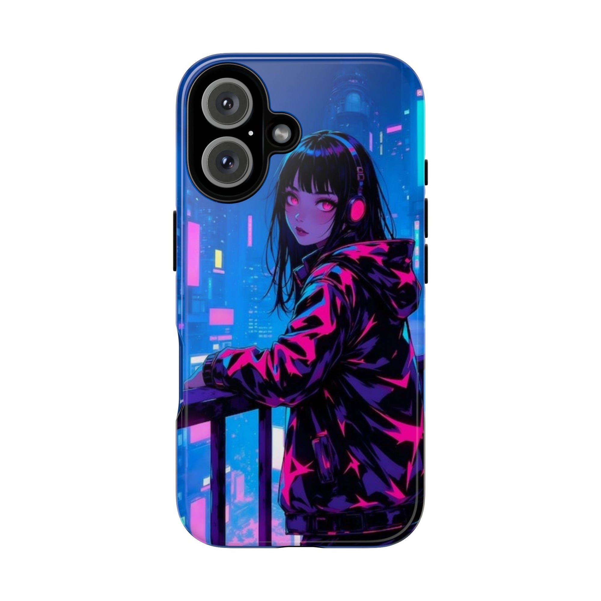 Futuristic Phone Case, Cyberpunk Aesthetic, Tough Phone Cover, Urban Style, Gift for Tech Lovers, Unique Phone Accessories, Streetwear [...]