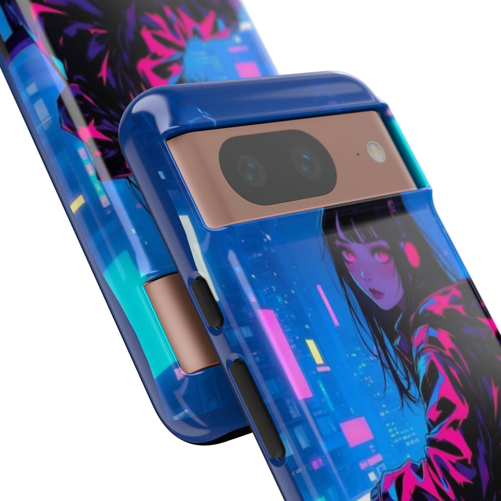 Futuristic Phone Case, Cyberpunk Aesthetic, Tough Phone Cover, Urban Style, Gift for Tech Lovers, Unique Phone Accessories, Streetwear [...]