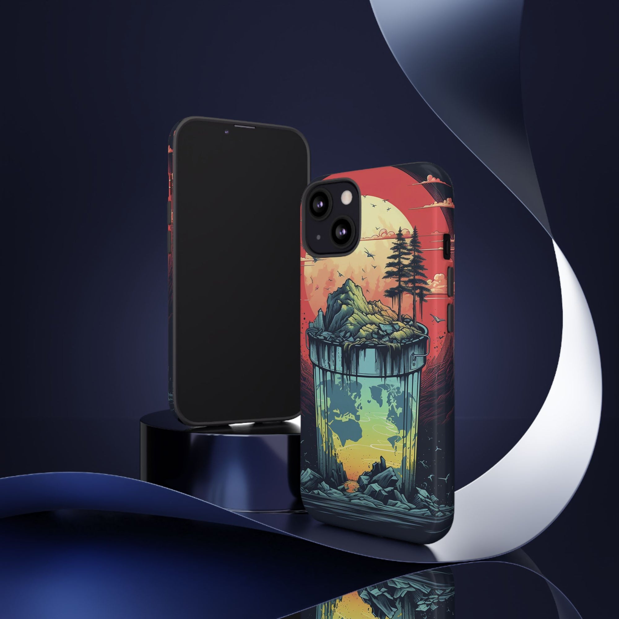Vibrant Nature-Themed Phone Case, Tough Cases for Adventurers, Eco-Friendly, Trendy Phone Accessory, Great Gift for Nature Lovers