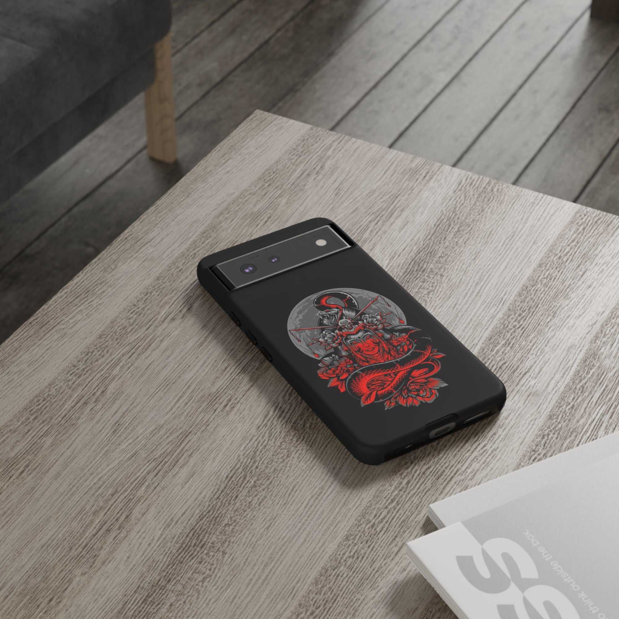 Tough Cases for iPhone, Dragon & Warrior Design, Durable Phone Protection, Perfect Gift for Tech Lovers, Unique Gifting