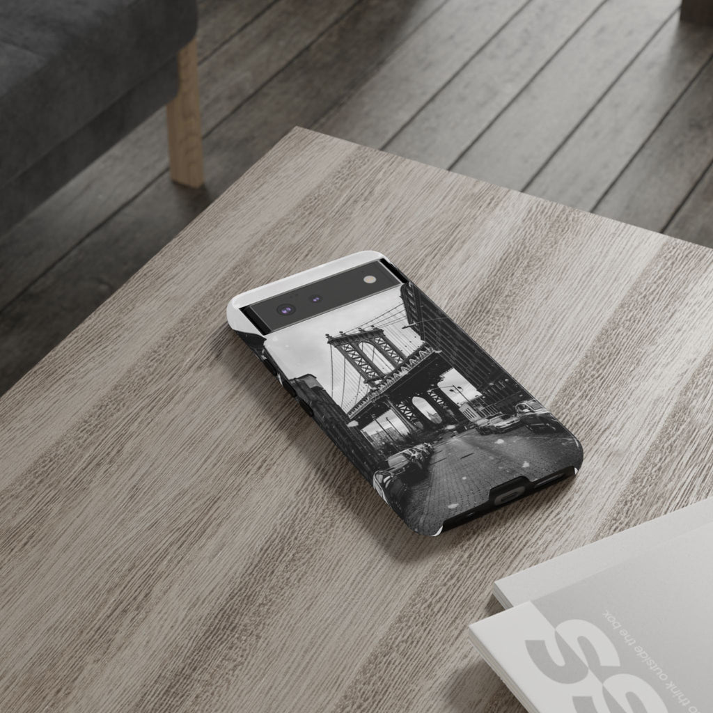 Black and White Phone Case with Iconic Bridge Design, Tough Cases for Photography Lovers, Unique Gift for Travelers, Stylish Everyday [...]